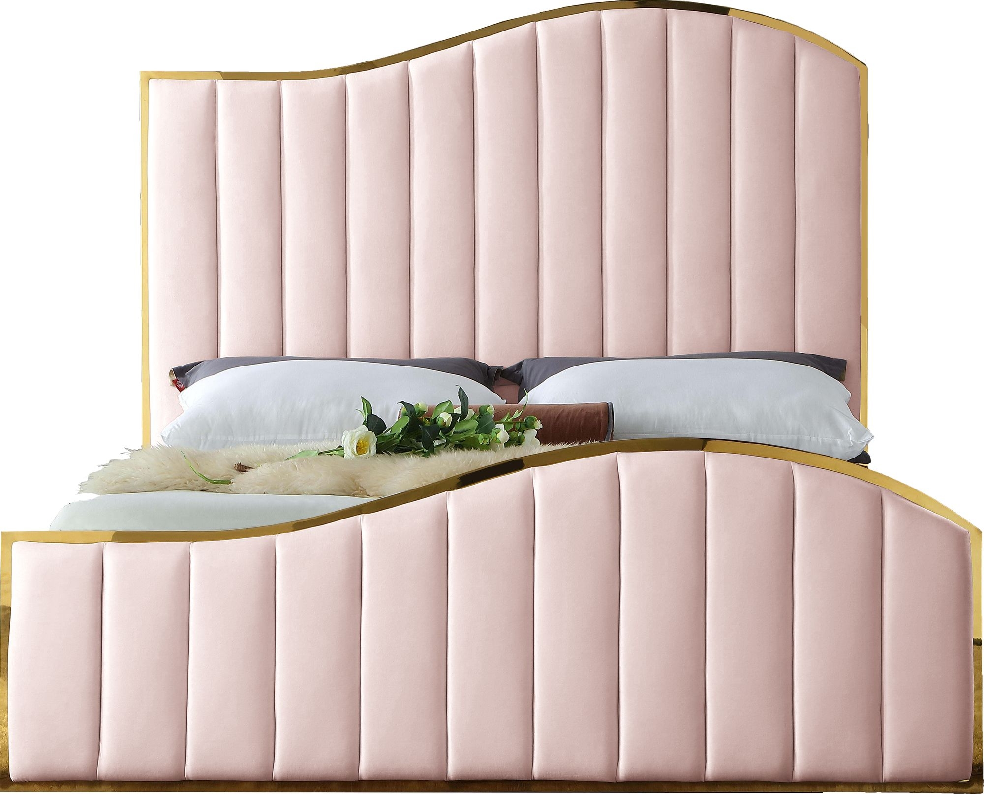 Jolie Velvet Bed