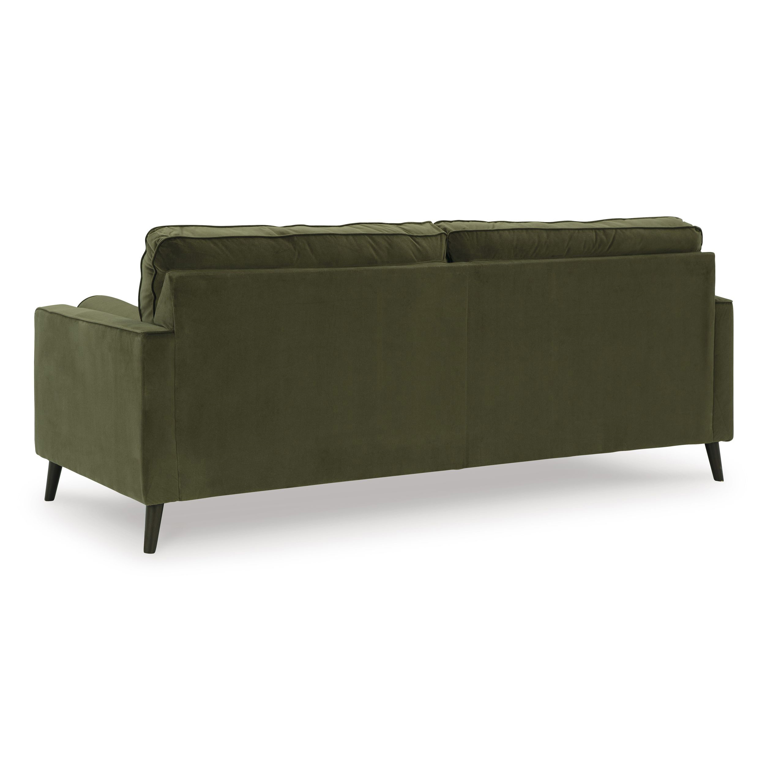 Reveon Lakes Modern Sofa | Olive Velvet & Button Tufted