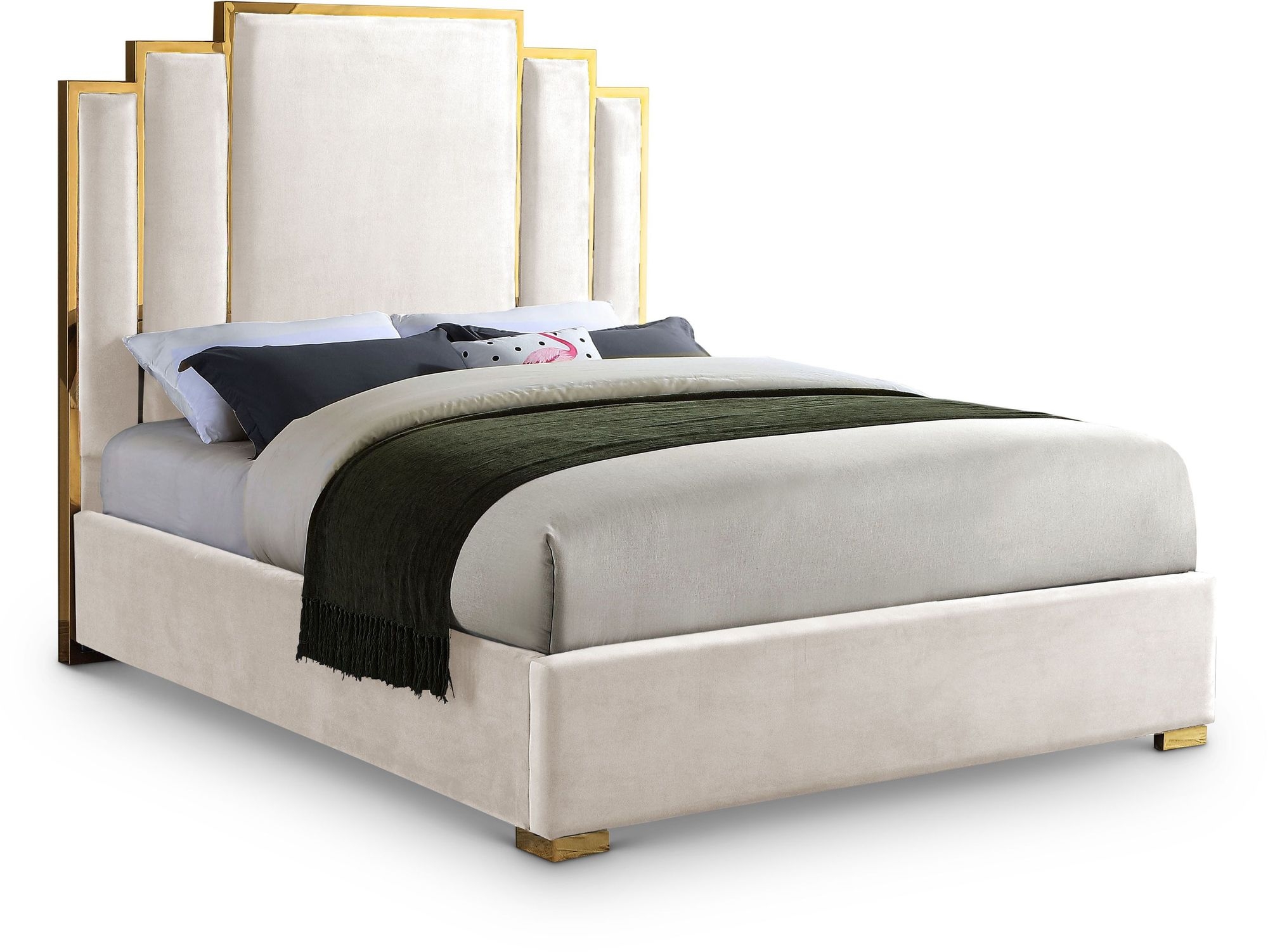 Hugo Velvet Bed