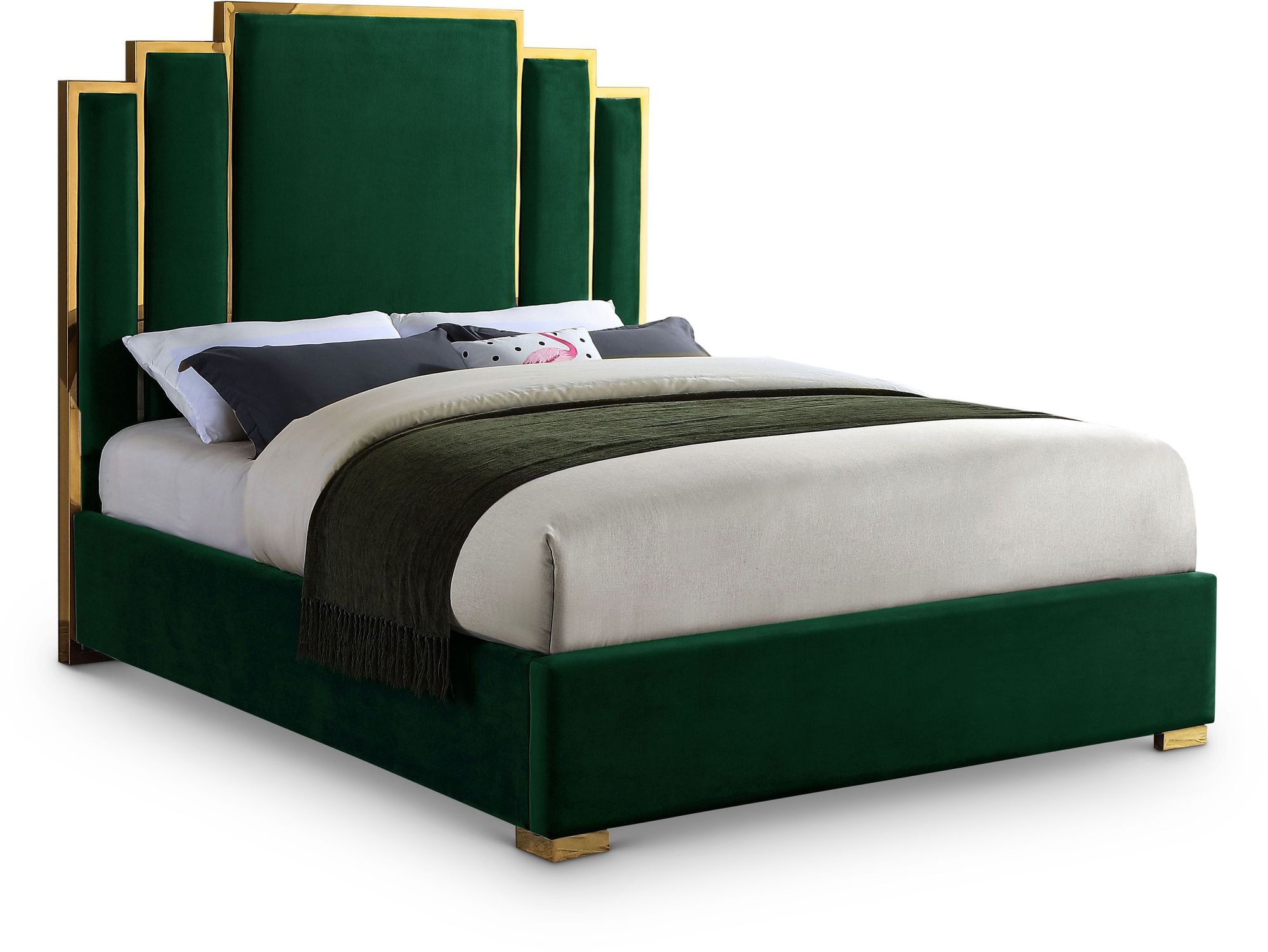 Hugo Velvet Bed