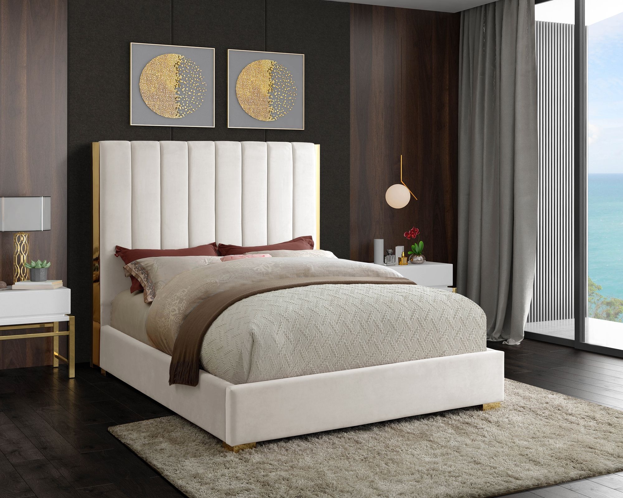 Becca Velvet Bed