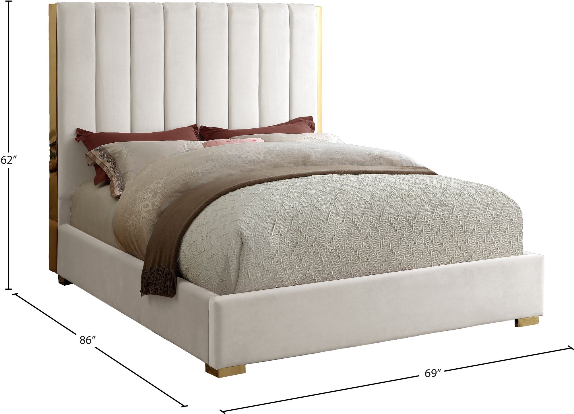 Becca Velvet Bed