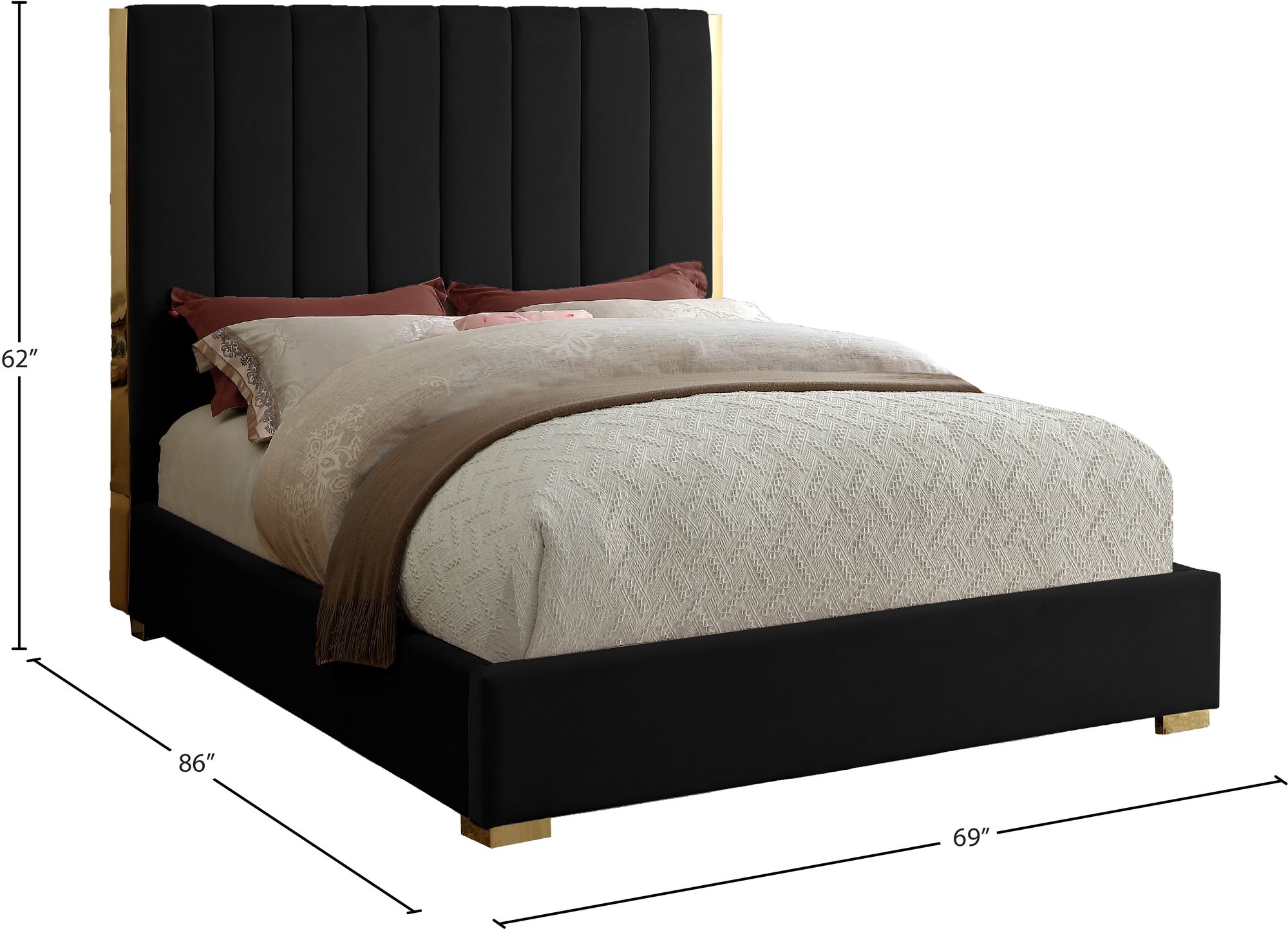Becca Velvet Bed