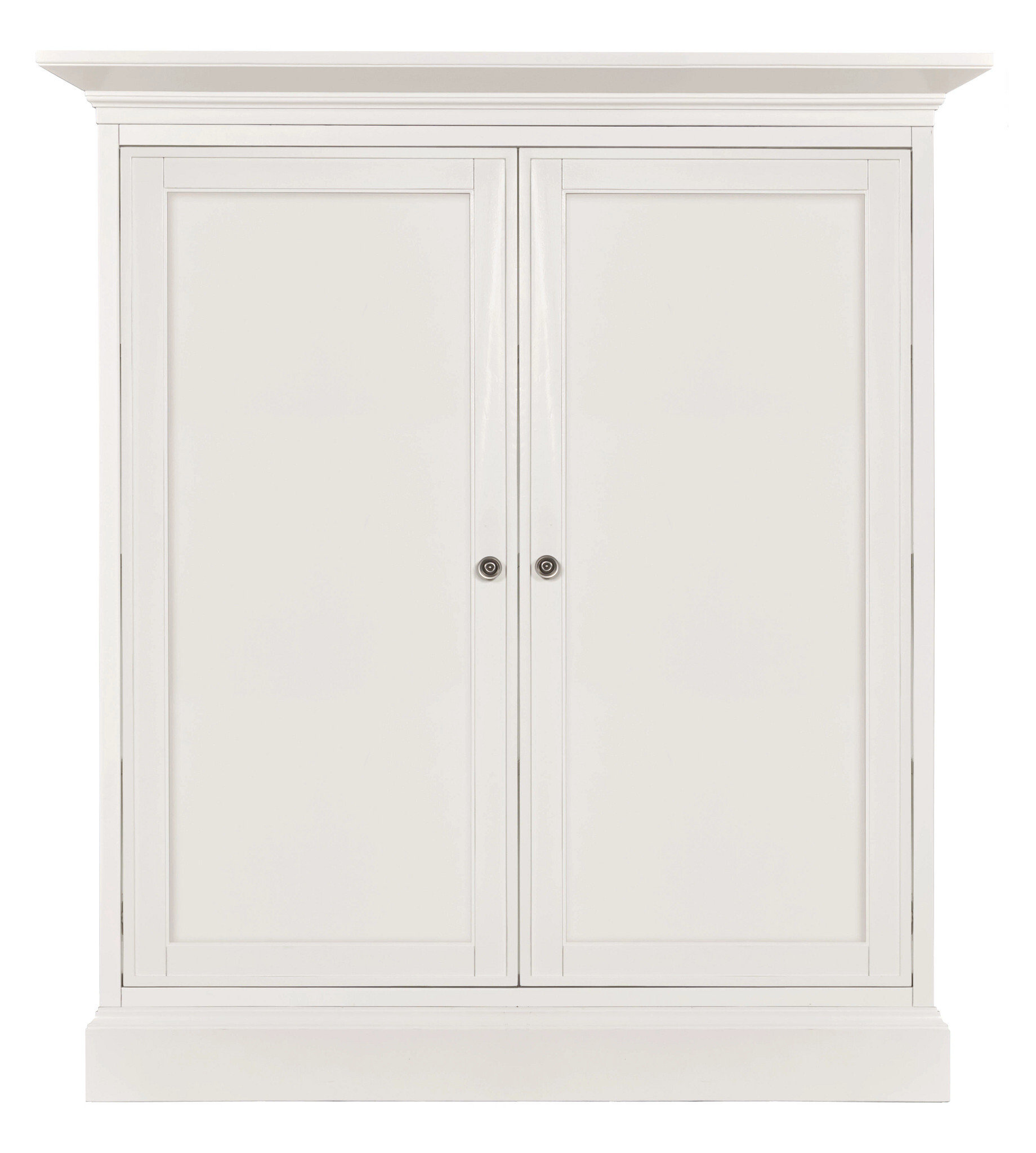 Structures Wood/Glass Double Mid Height Display Cabinet w/2 Doors 