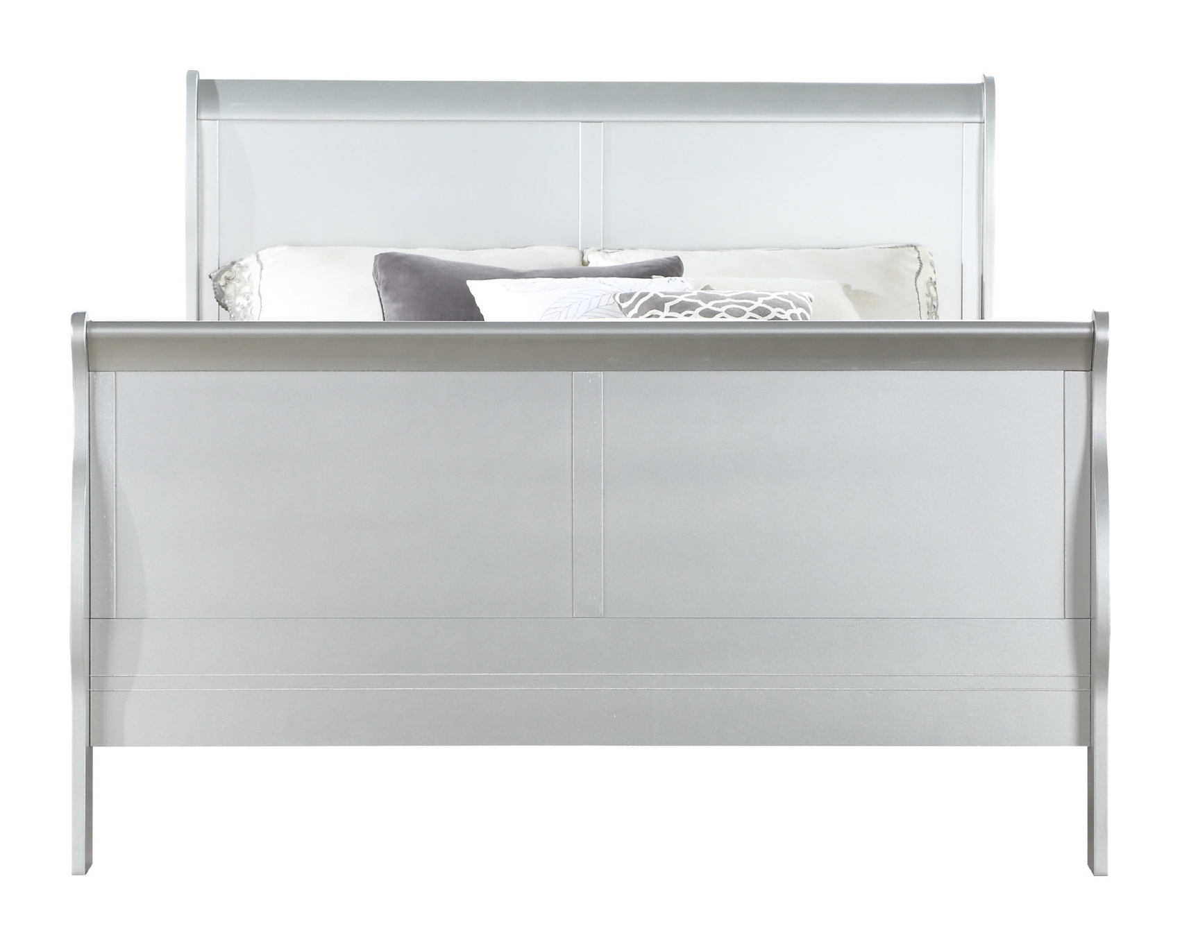 Louis Philippe III Sleigh Bed, King Size