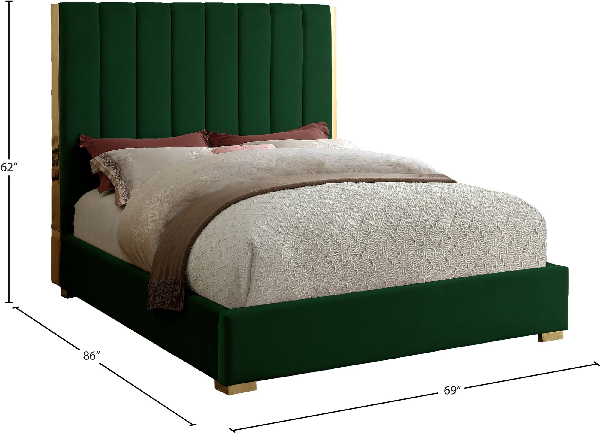 Becca Velvet Bed