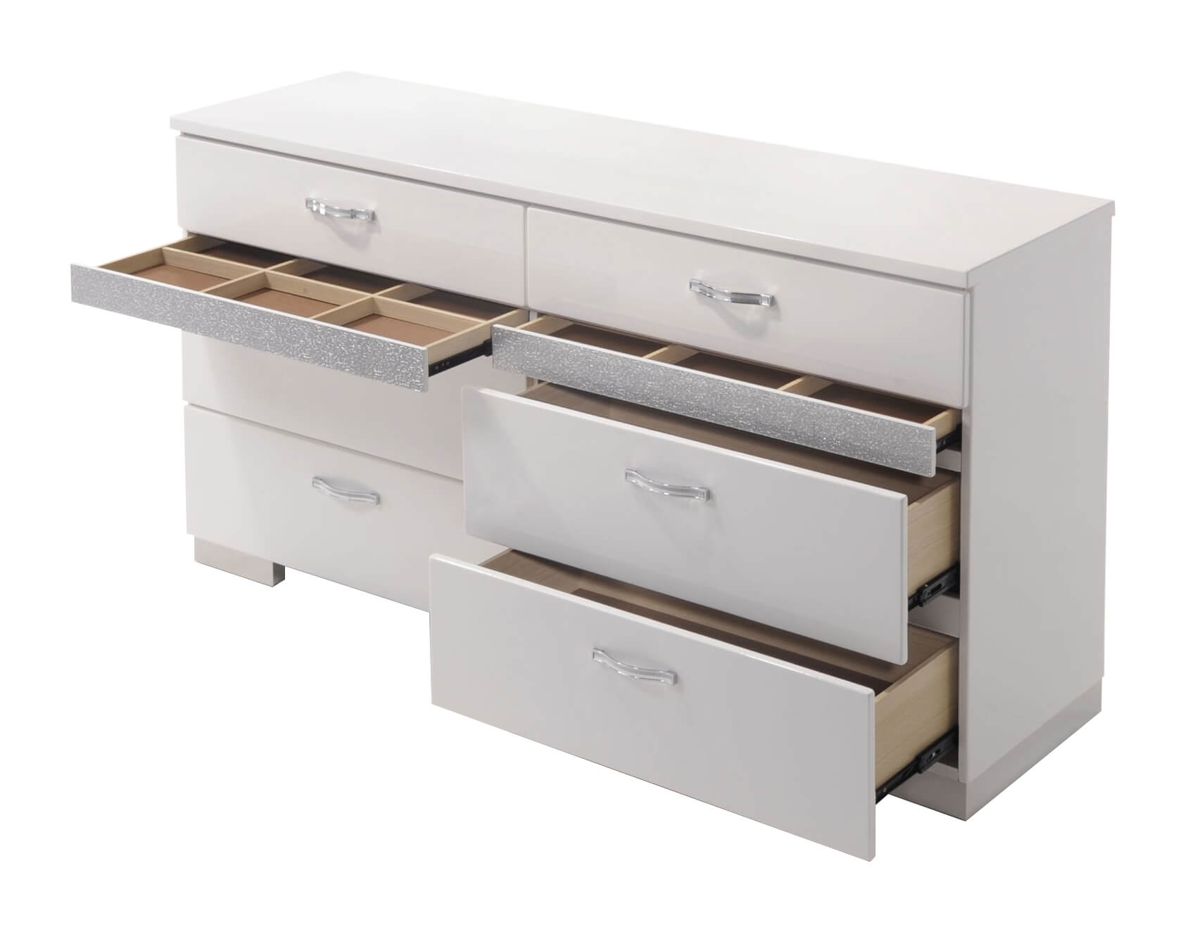 Naima II Wood/Wood Veneer Panel Bedroom Set