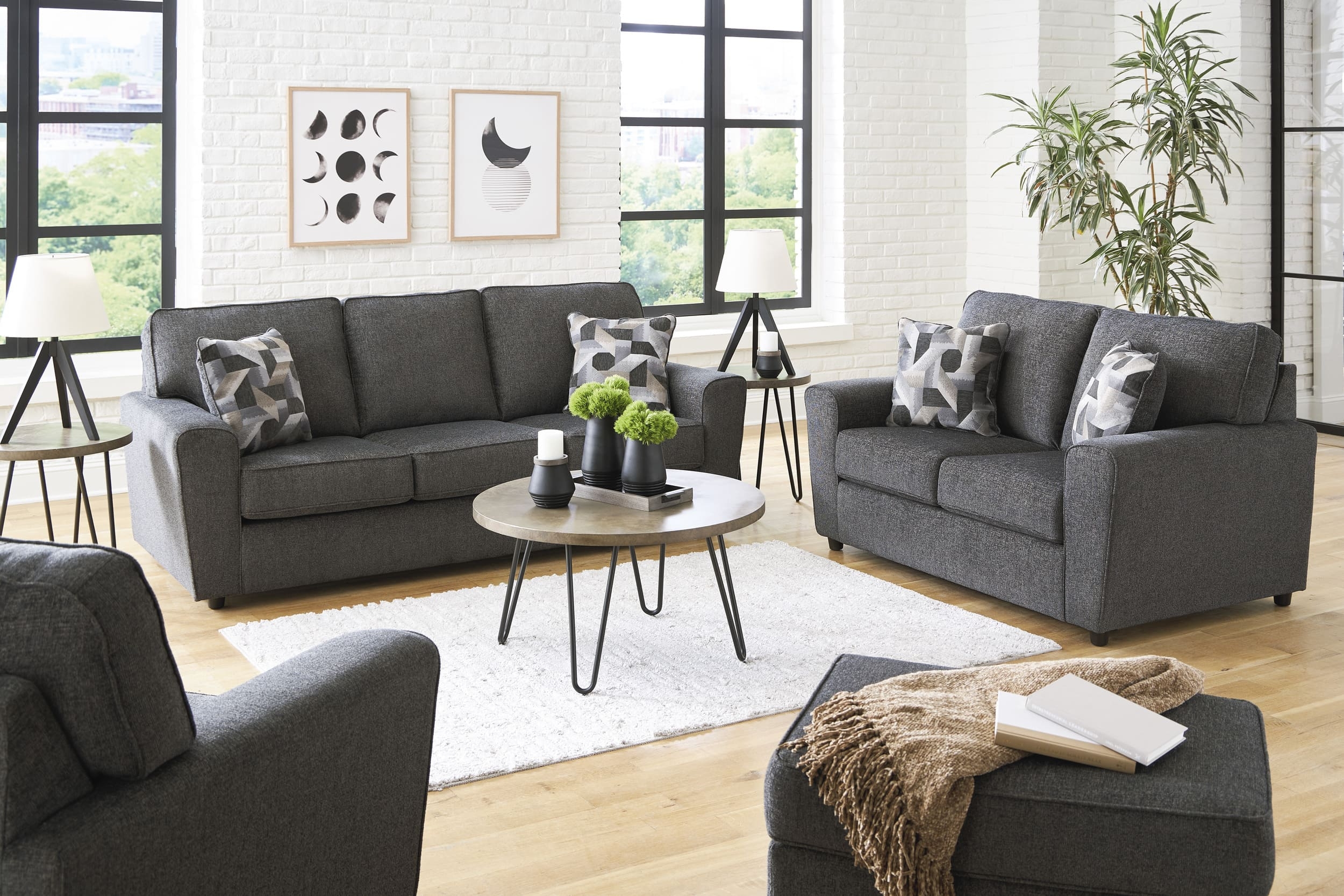 Cascilla Polyester Ottoman