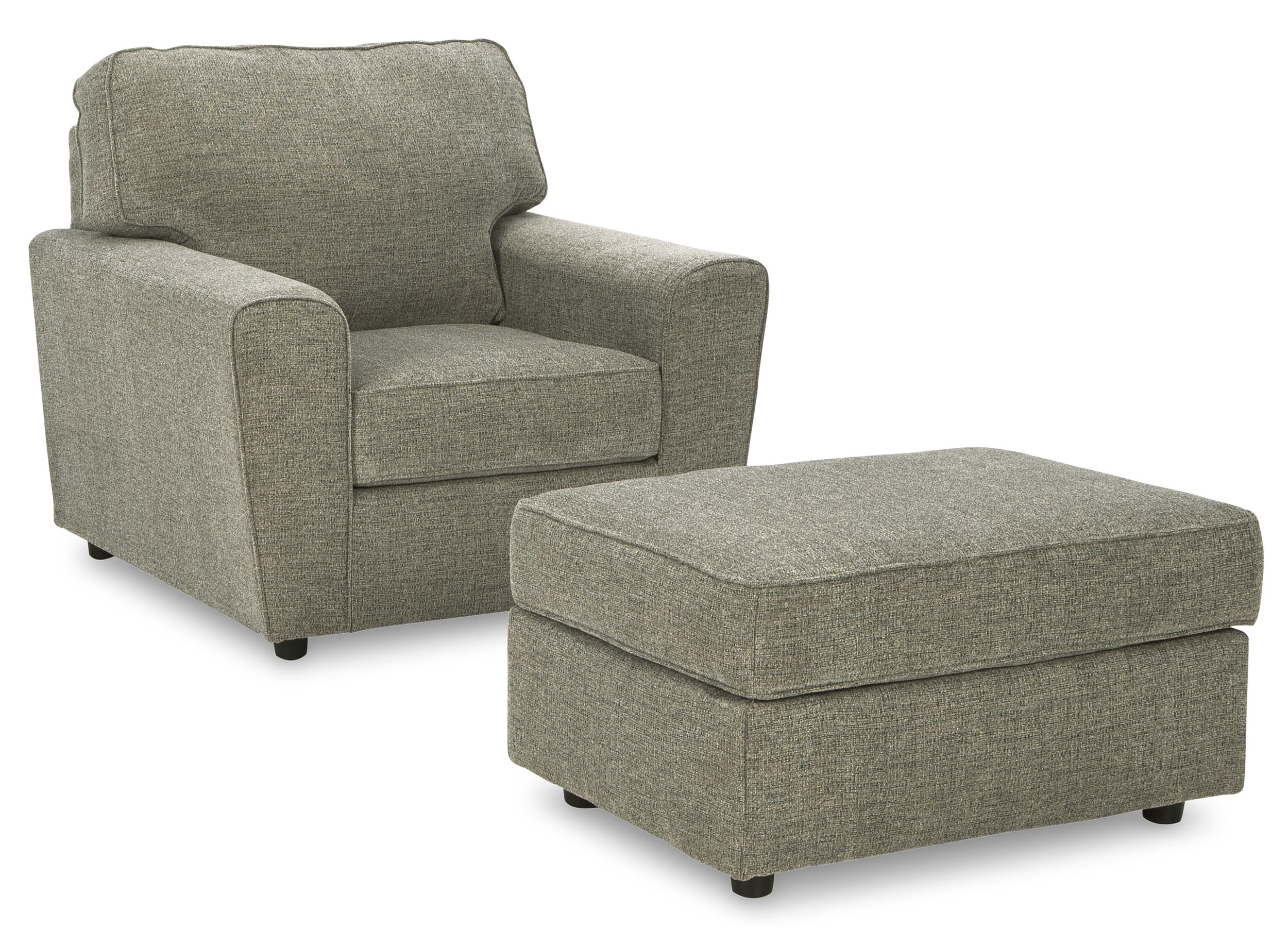 Ashley Cascilla Polyester Loveseat And Ottoman