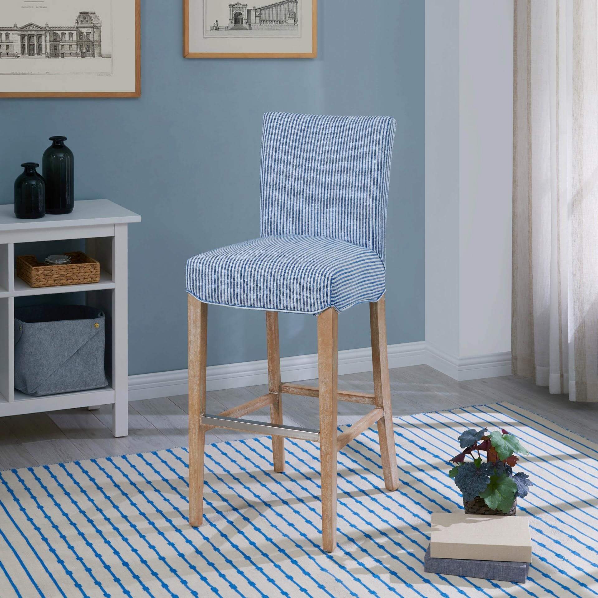 Milton Fabric Barstool