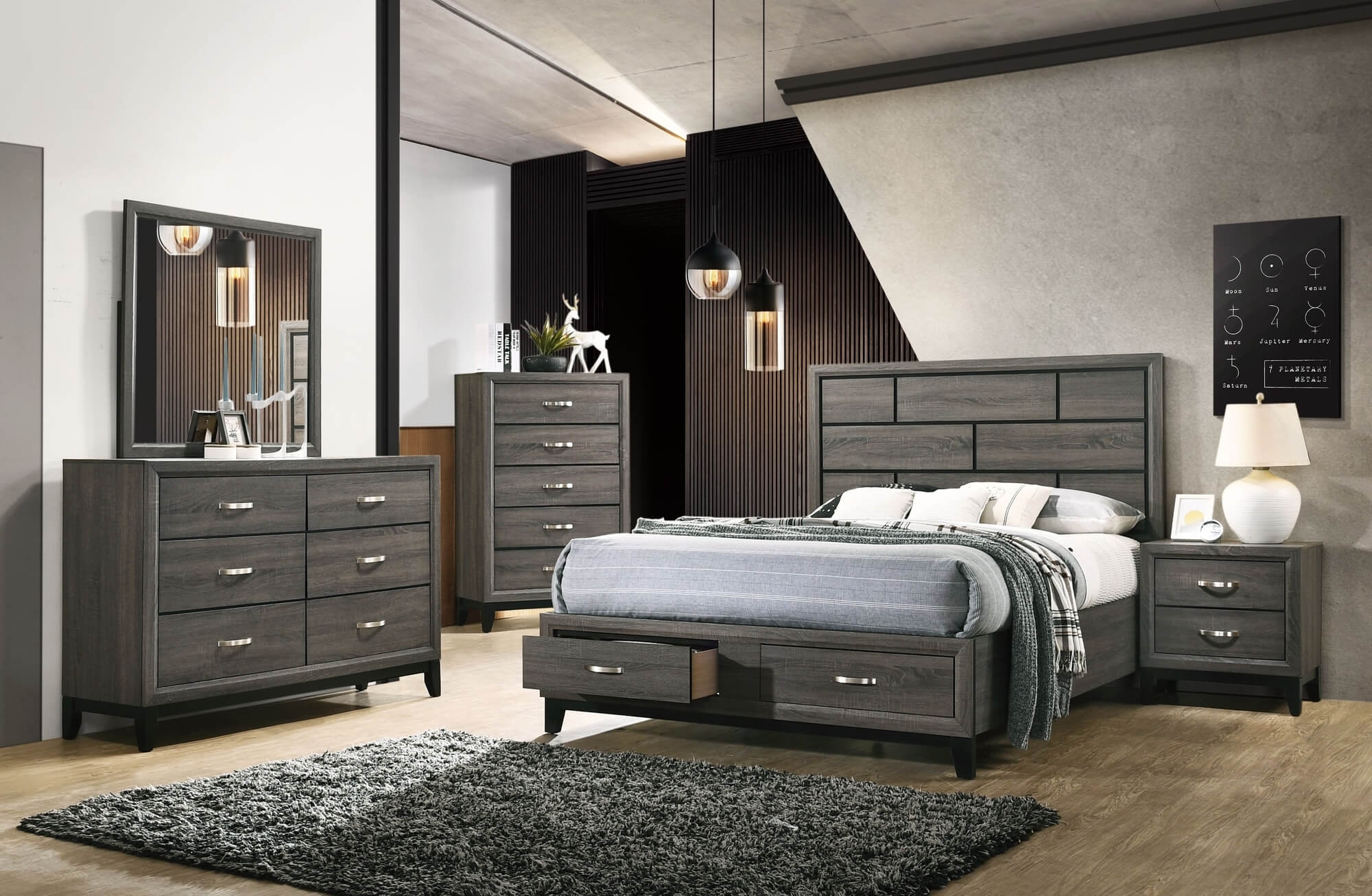 Valdemar Storage Bed