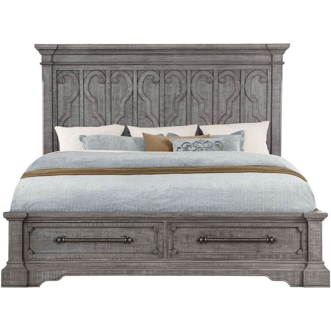Artesia Storage Panel Queen Size Bed