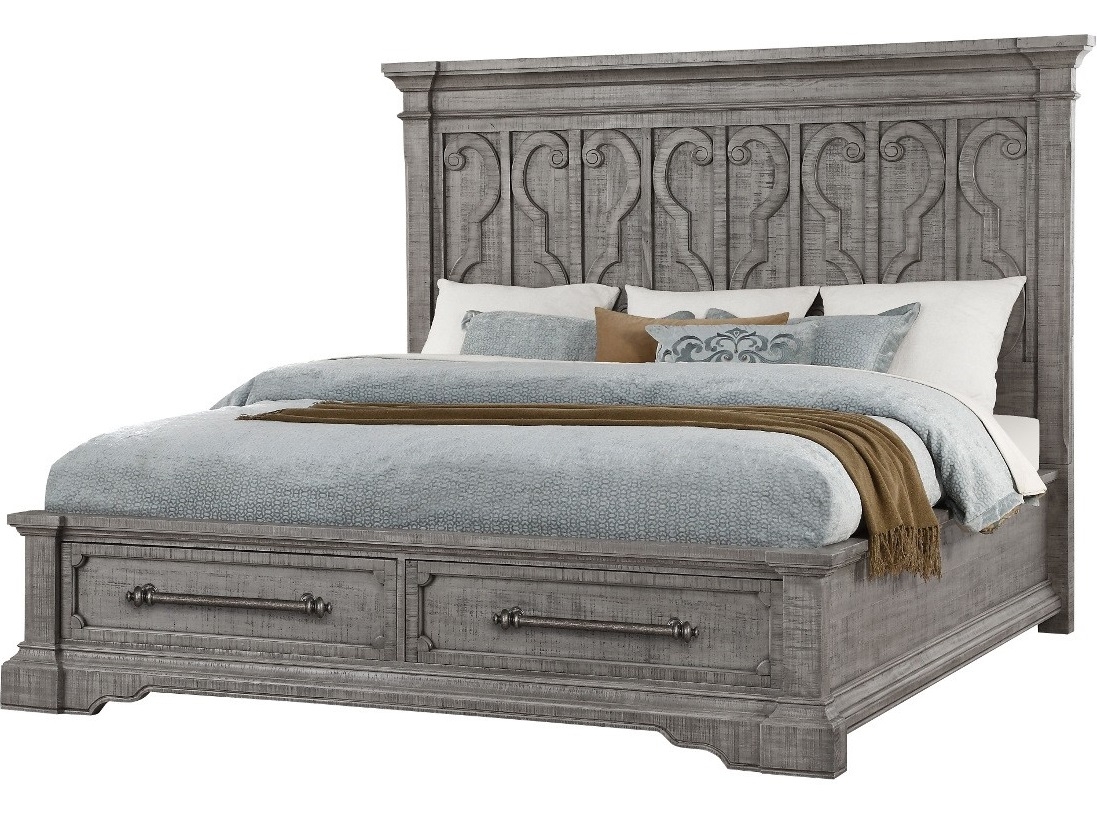Artesia Fabric Panel Storage Bedroom Set