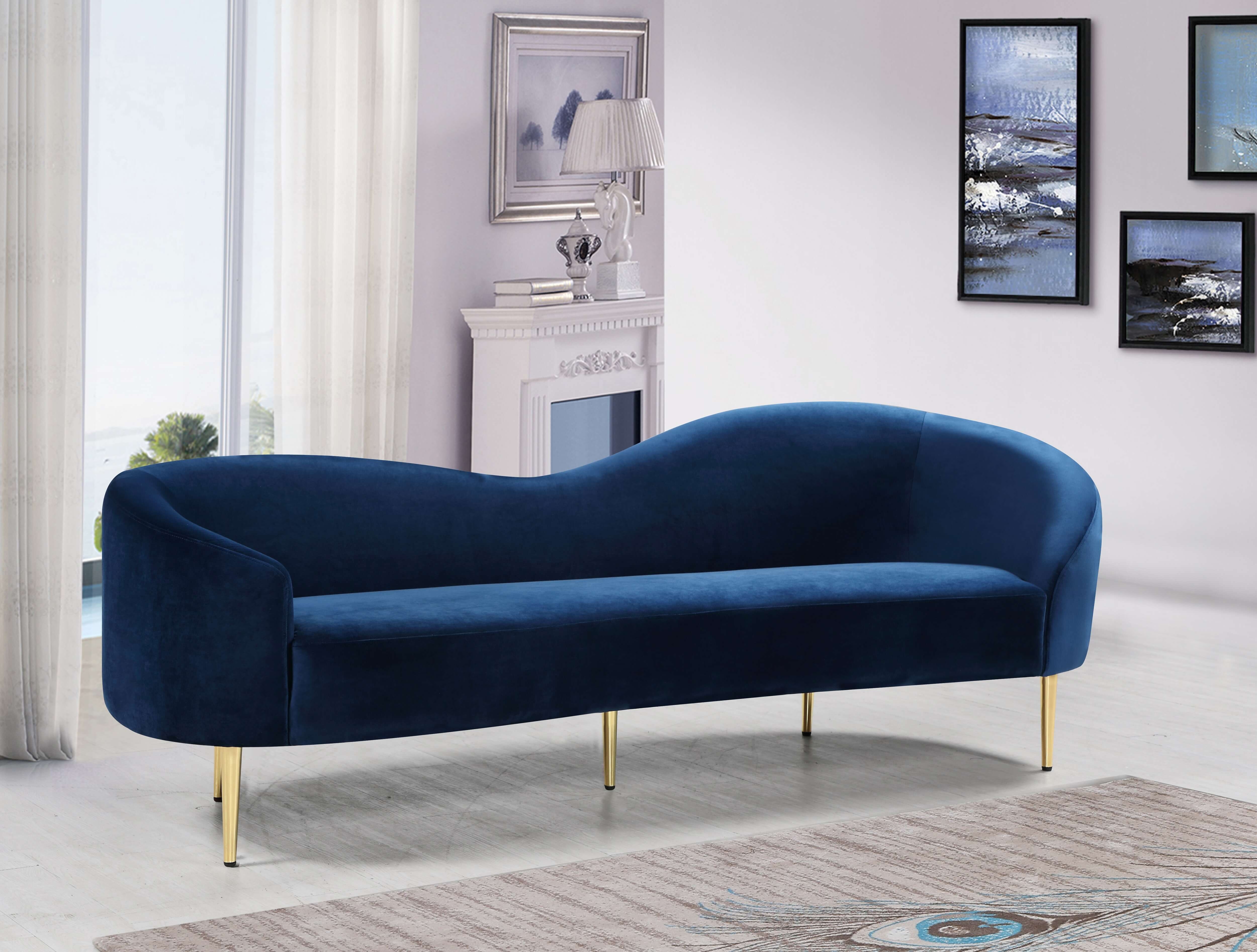 Ritz Velvet Sofa