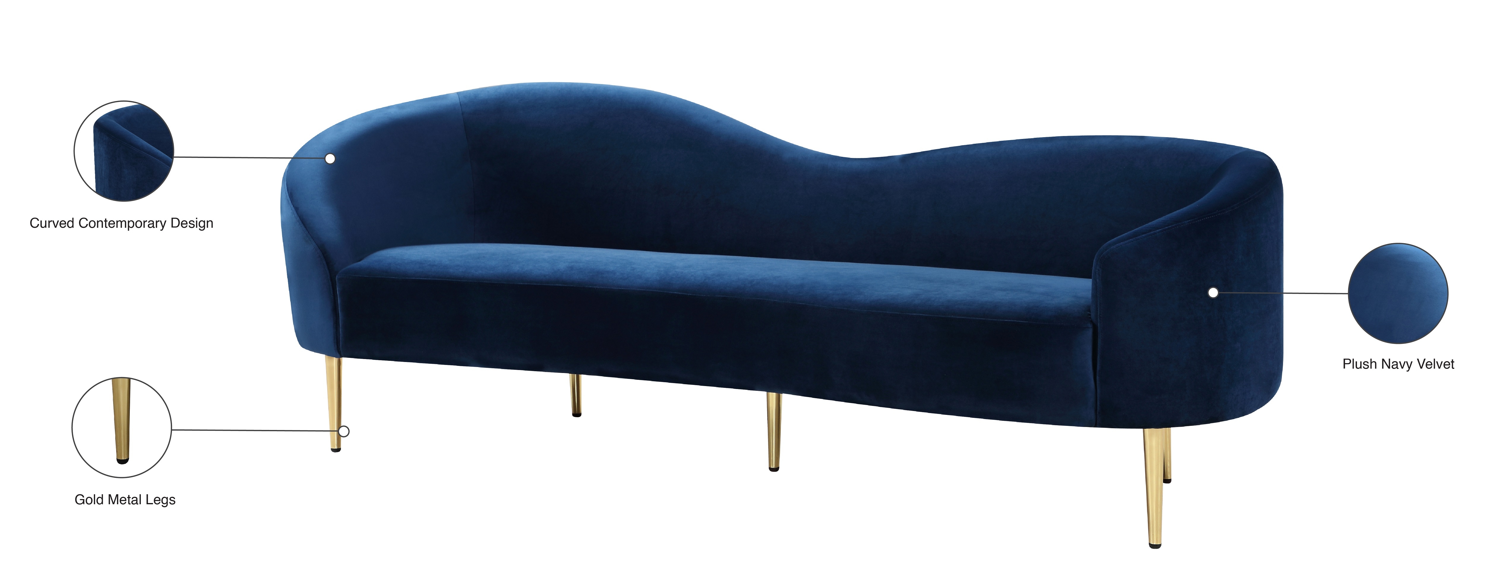 Ritz Velvet Sofa