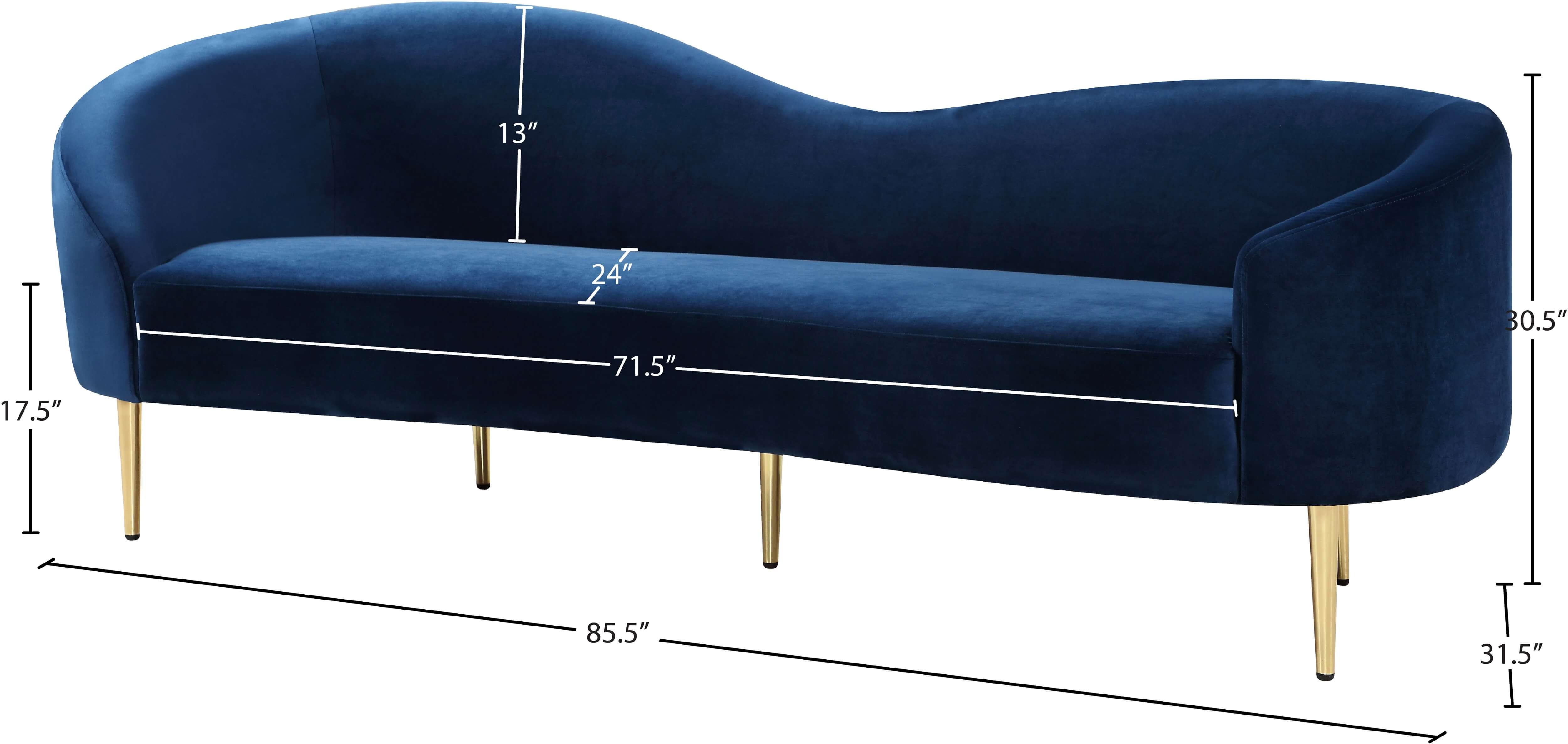 Ritz Velvet Sofa