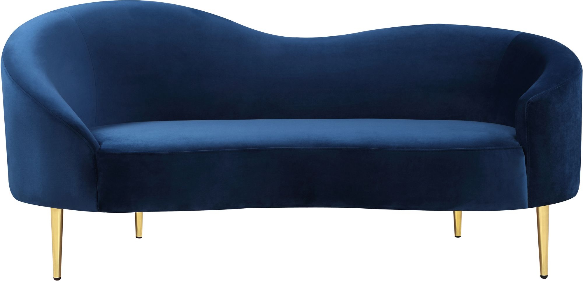 Ritz Velvet Loveseat