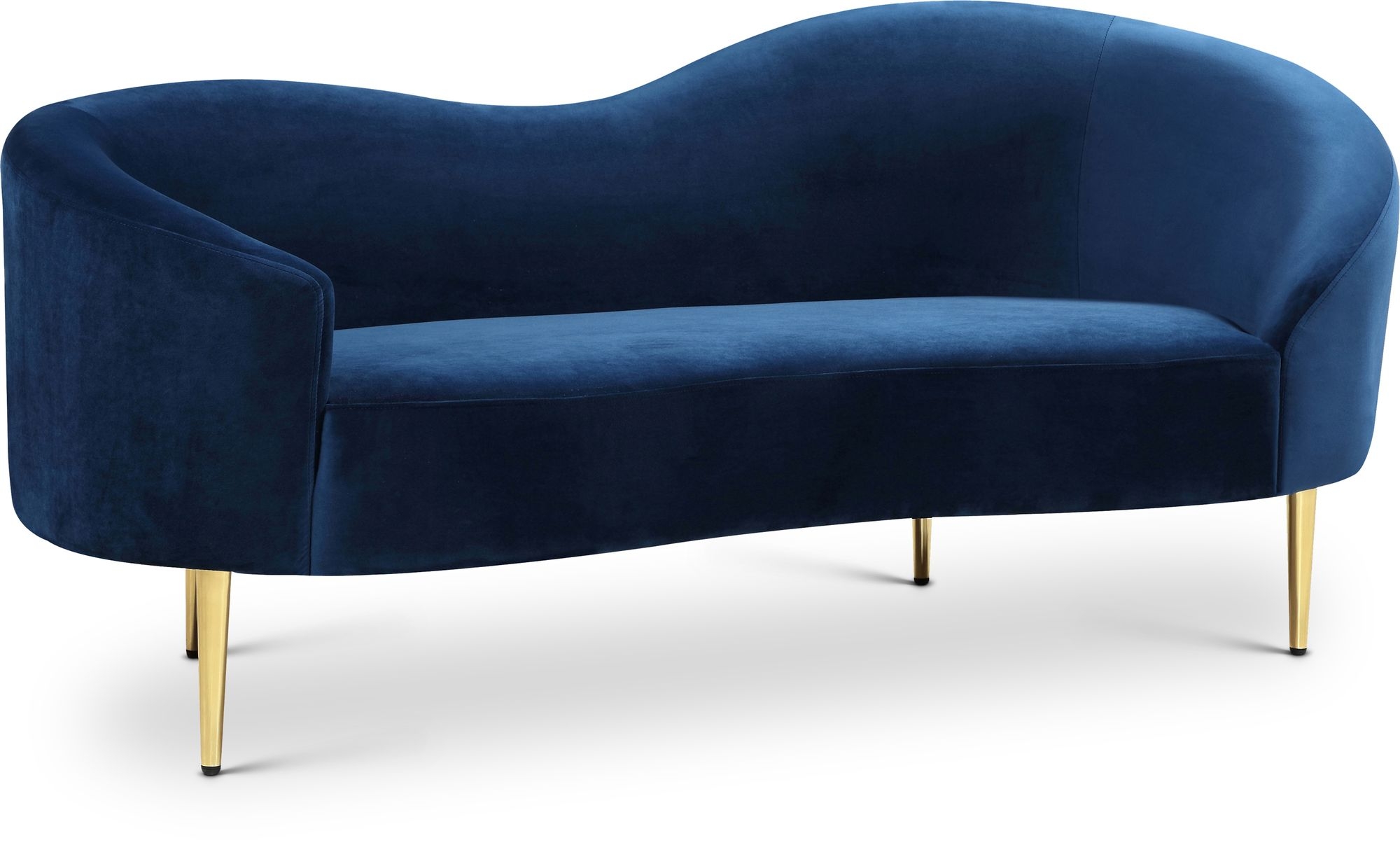 Ritz Velvet Loveseat