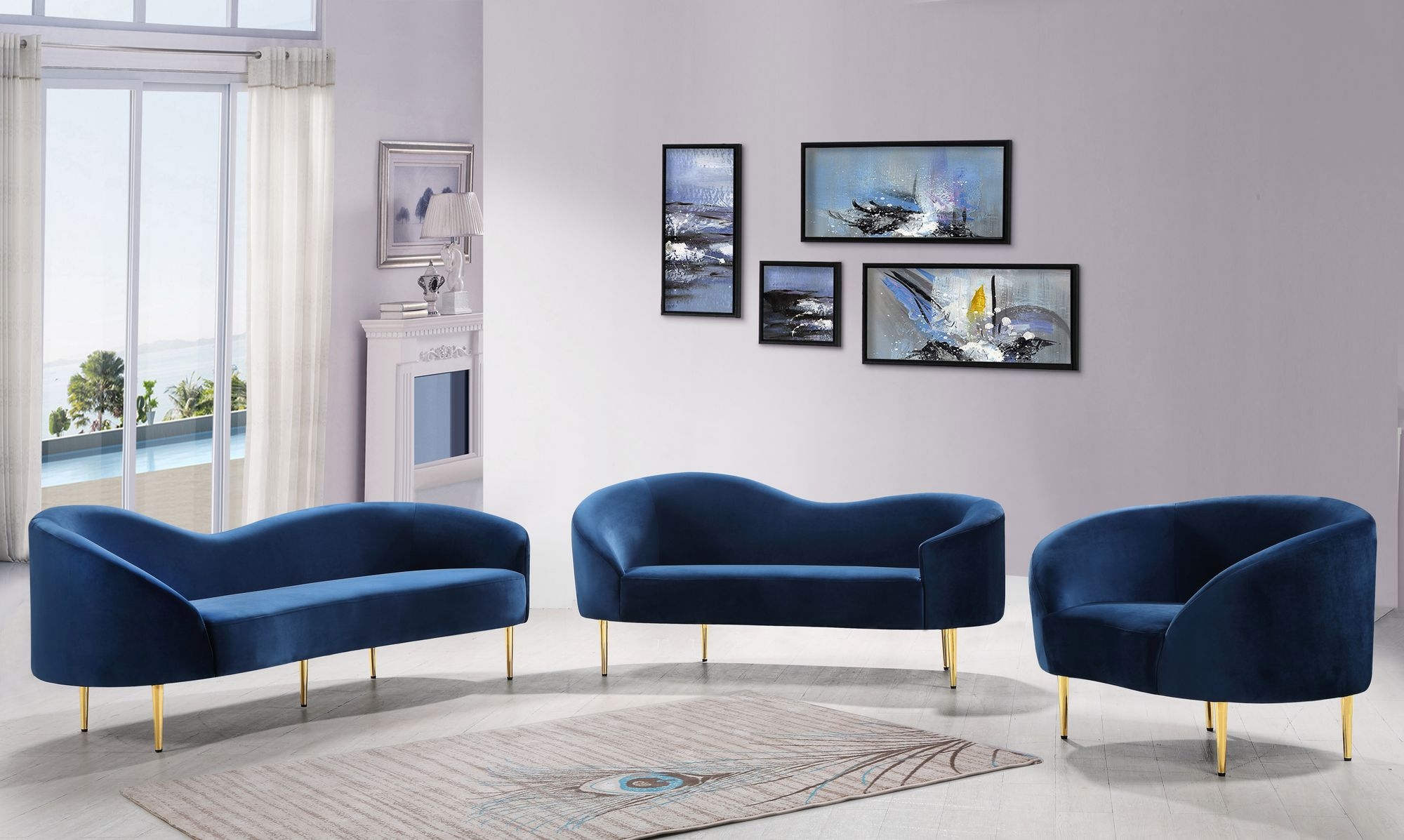 Ritz Velvet Chair