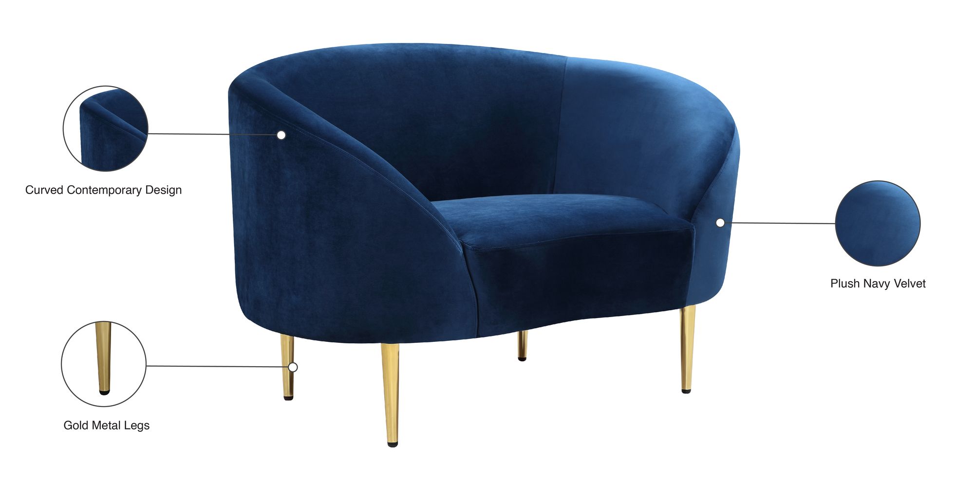 Ritz Velvet Chair