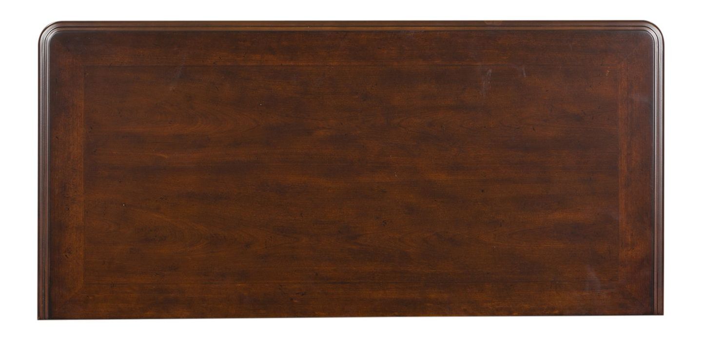 Brayton Manor Executive Desk Set | Cognac Wood Office Suite