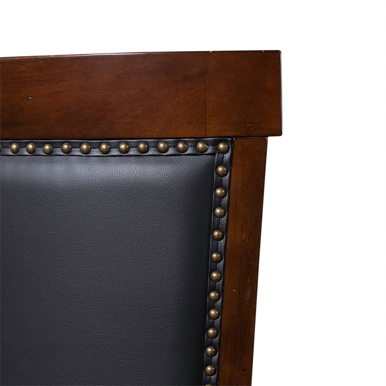 Brayton Manor Executive Desk Set | Cognac Wood Office Suite