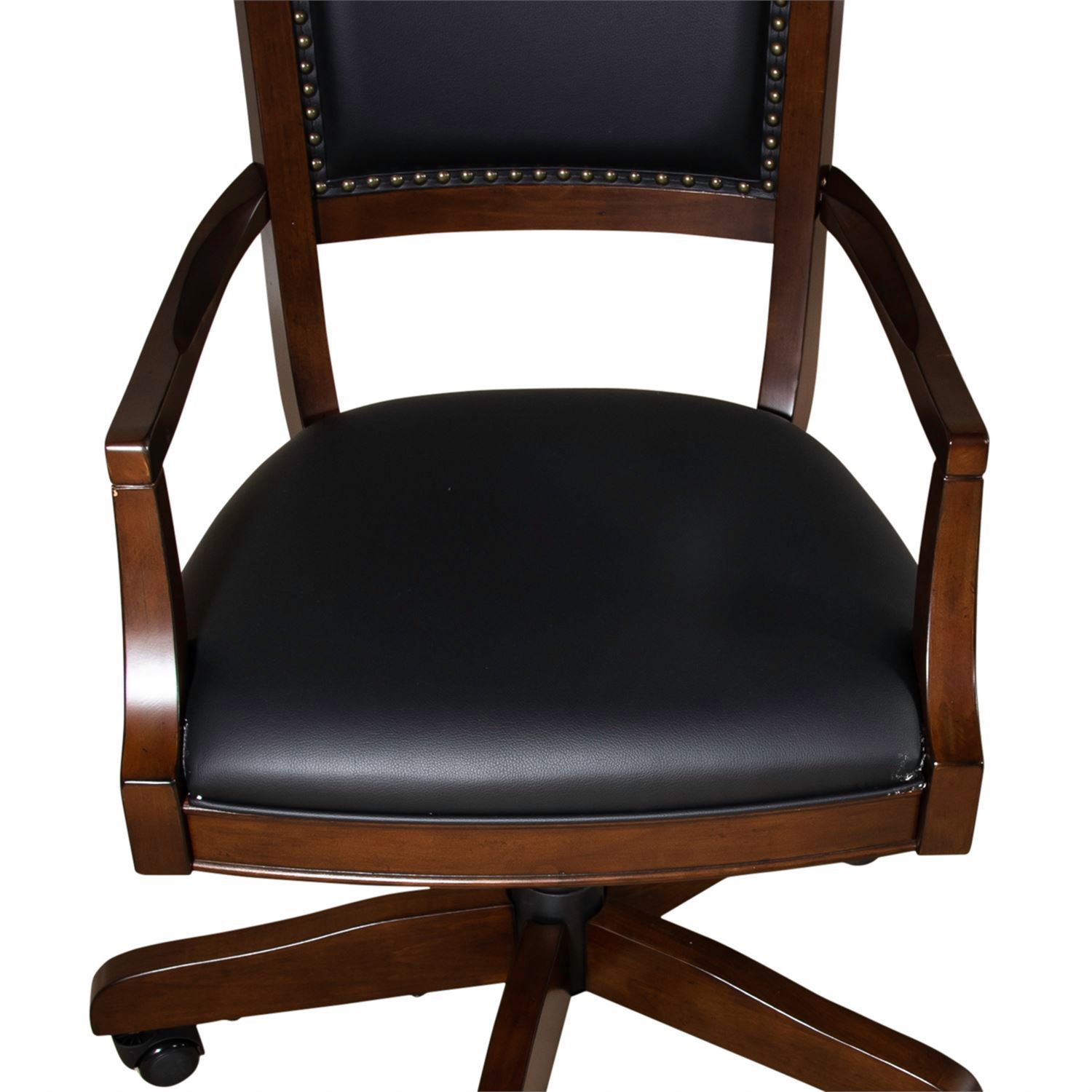Brayton Manor Executive Desk Set | Cognac Wood Office Suite