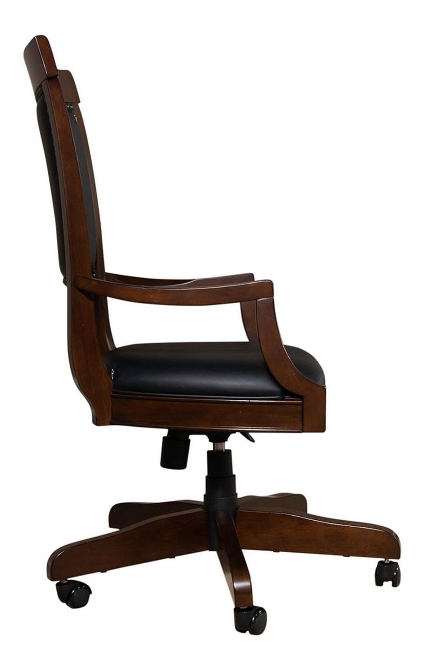 Brayton Manor PU/Wood Jr Executive Desk Chair