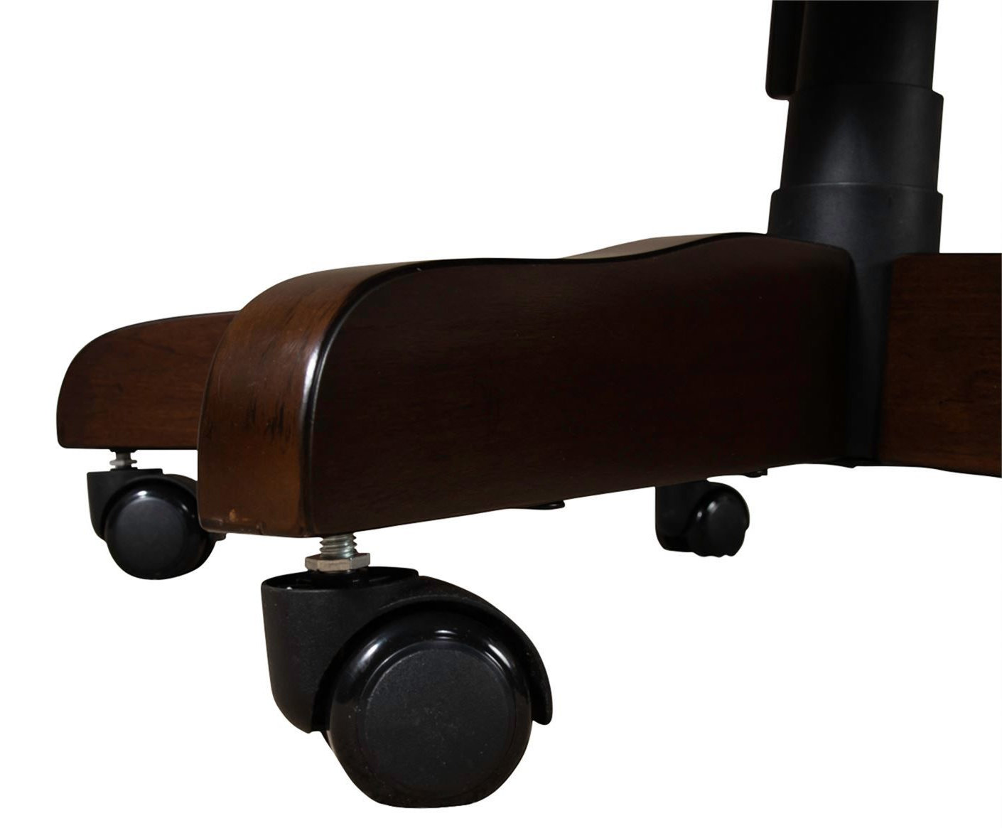 Brayton Manor Executive Desk Set | Cognac Wood Office Suite