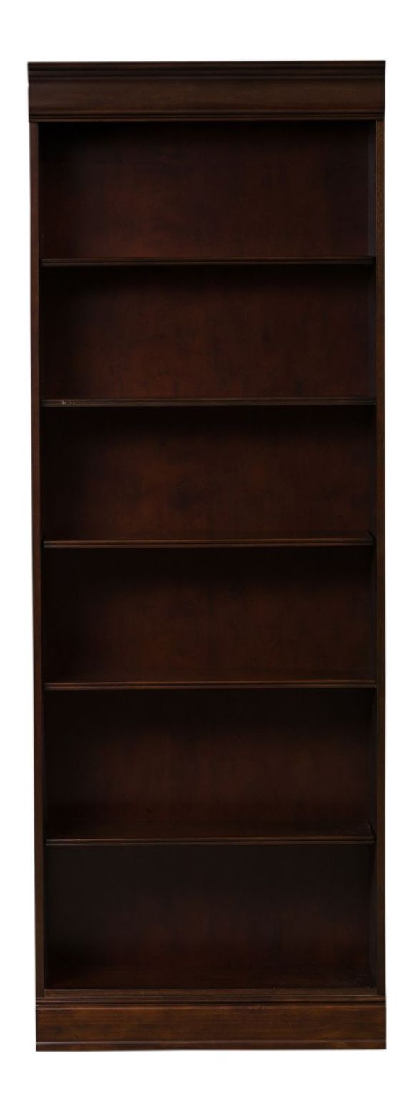 Brayton Manor Executive Desk Set | Cognac Wood Office Suite