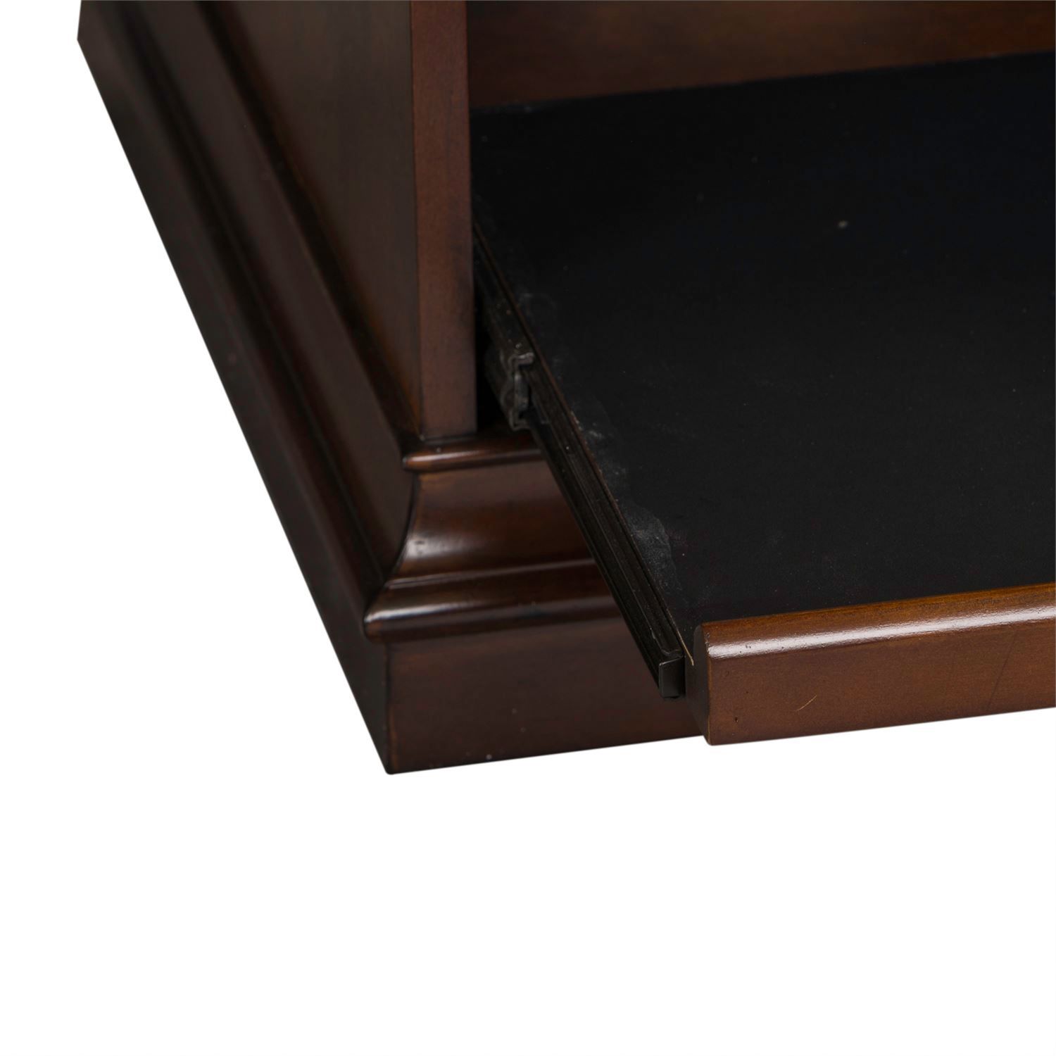 Brayton Manor Executive Desk Set | Cognac Wood Office Suite