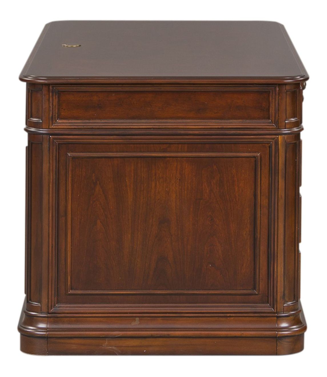Brayton Manor Rectangular Wood Jr Executive Desk w/8 Drawers