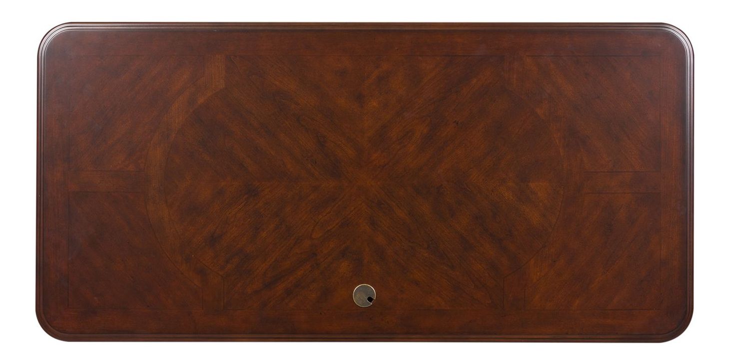 Brayton Manor Executive Desk Set | Cognac Wood Office Suite