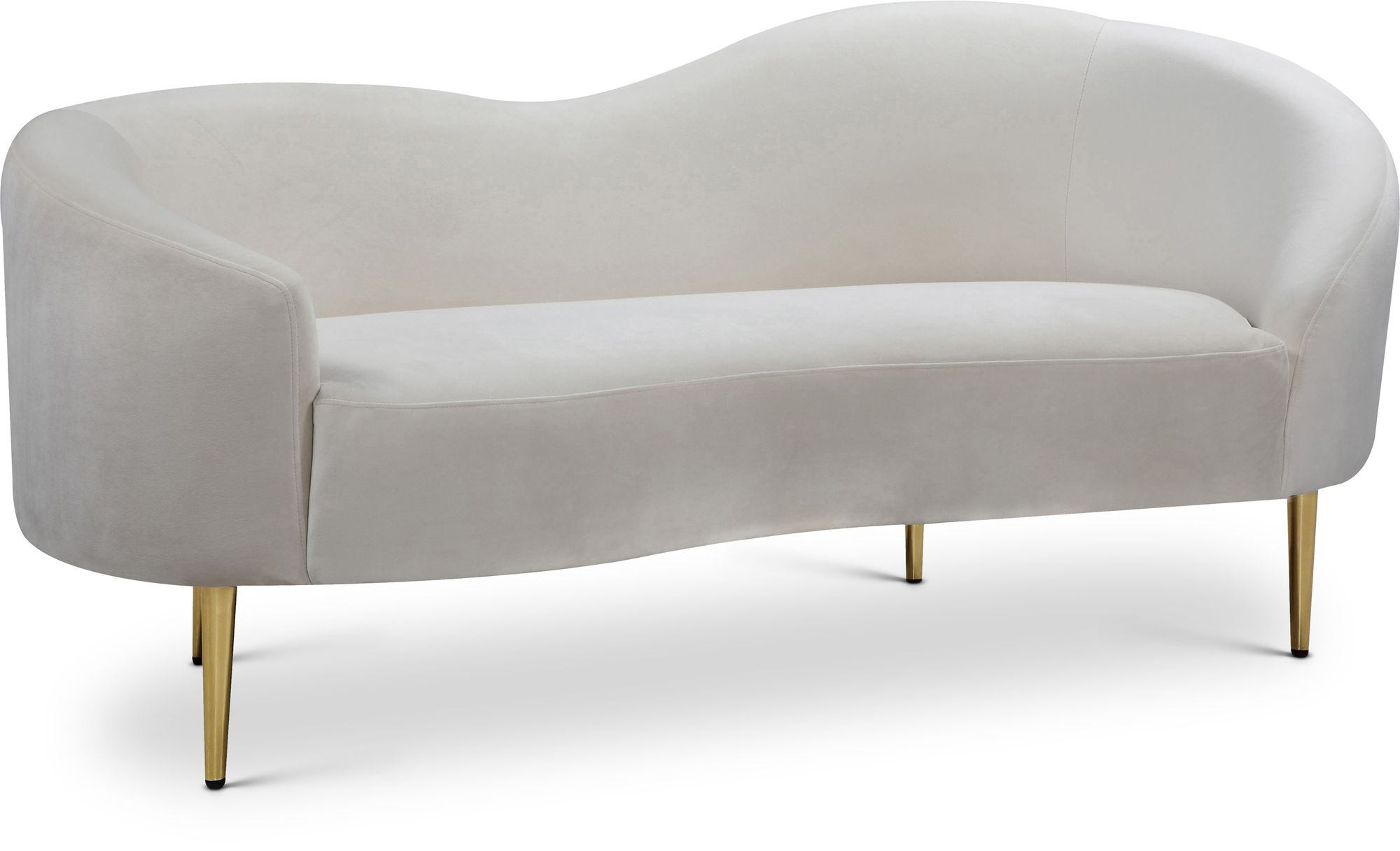 Ritz Velvet Loveseat