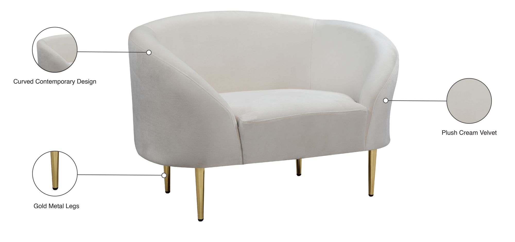 Ritz Velvet Chair