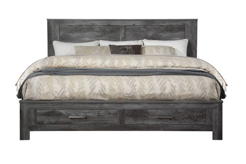 Vidalia Wood Storage Panel Bed, Eastern King Size