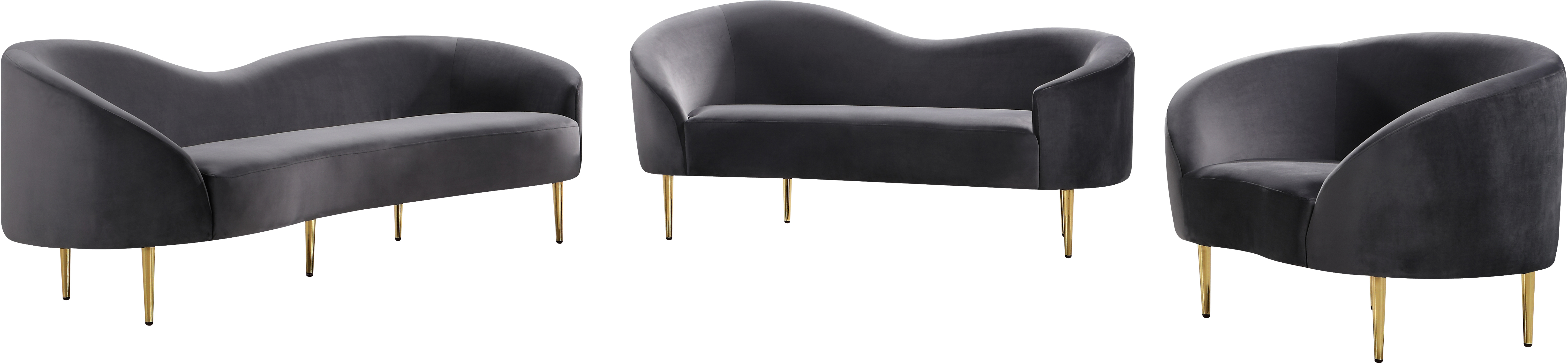 Ritz Velvet Sofa