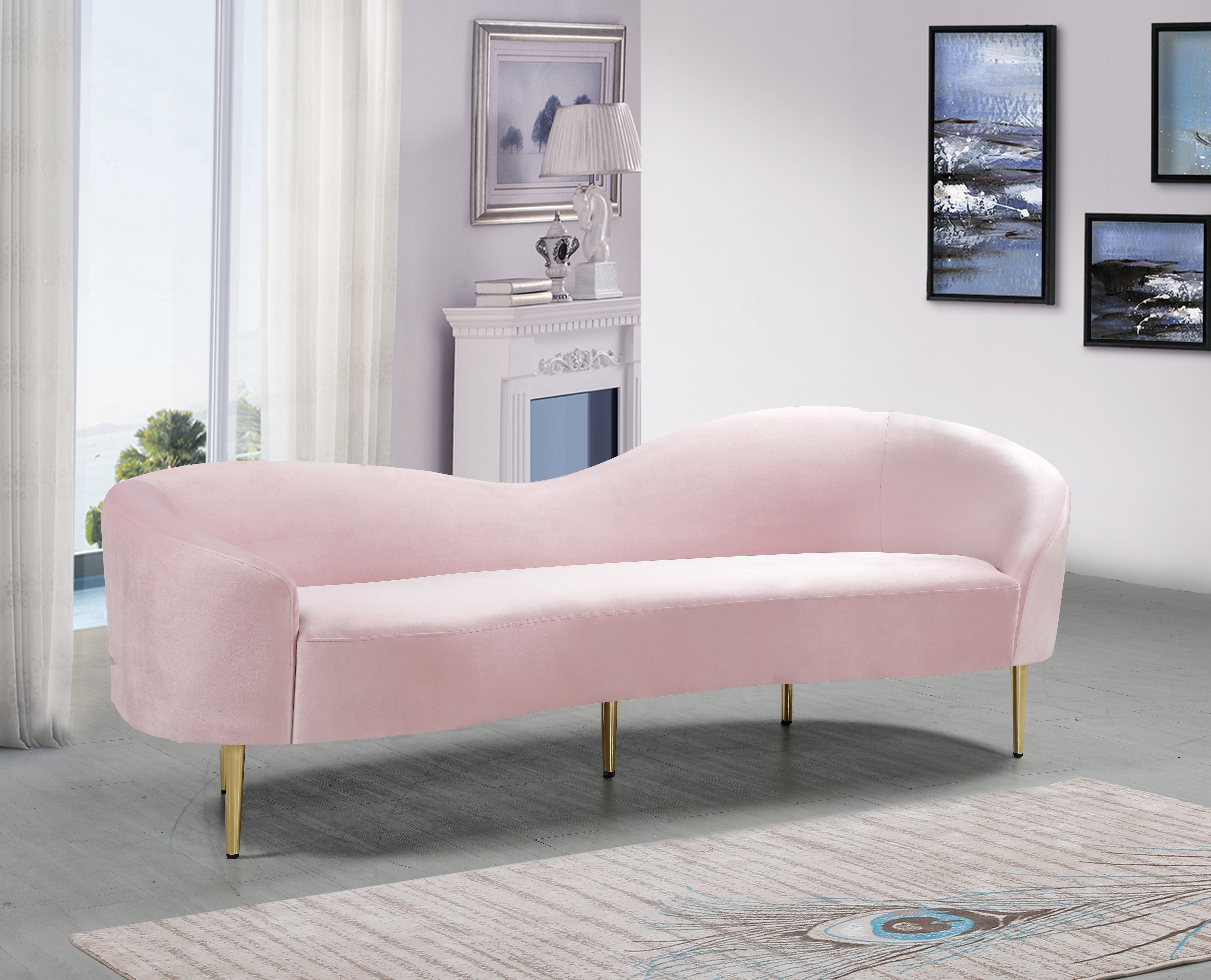 Ritz Velvet Sofa