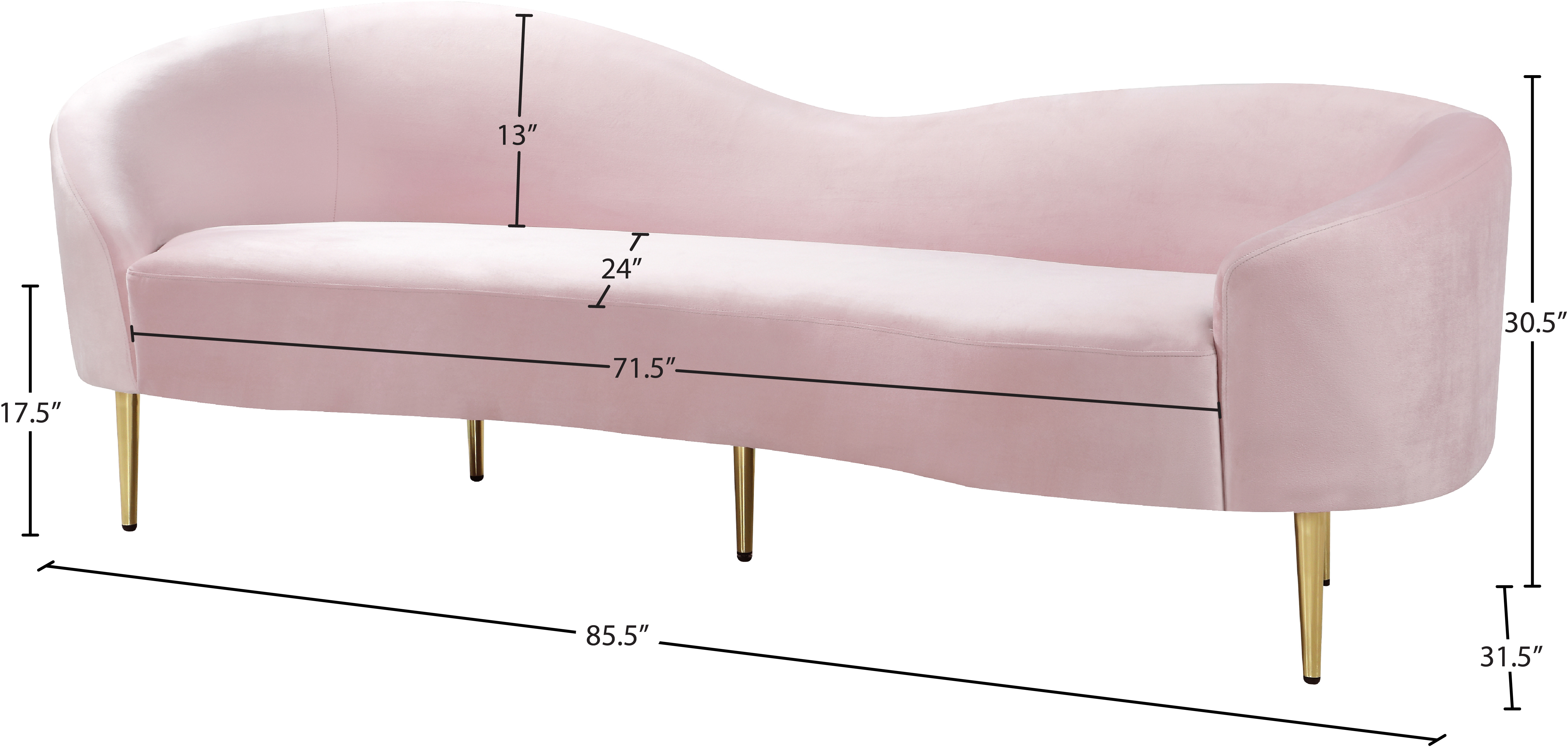 Ritz Velvet Sofa