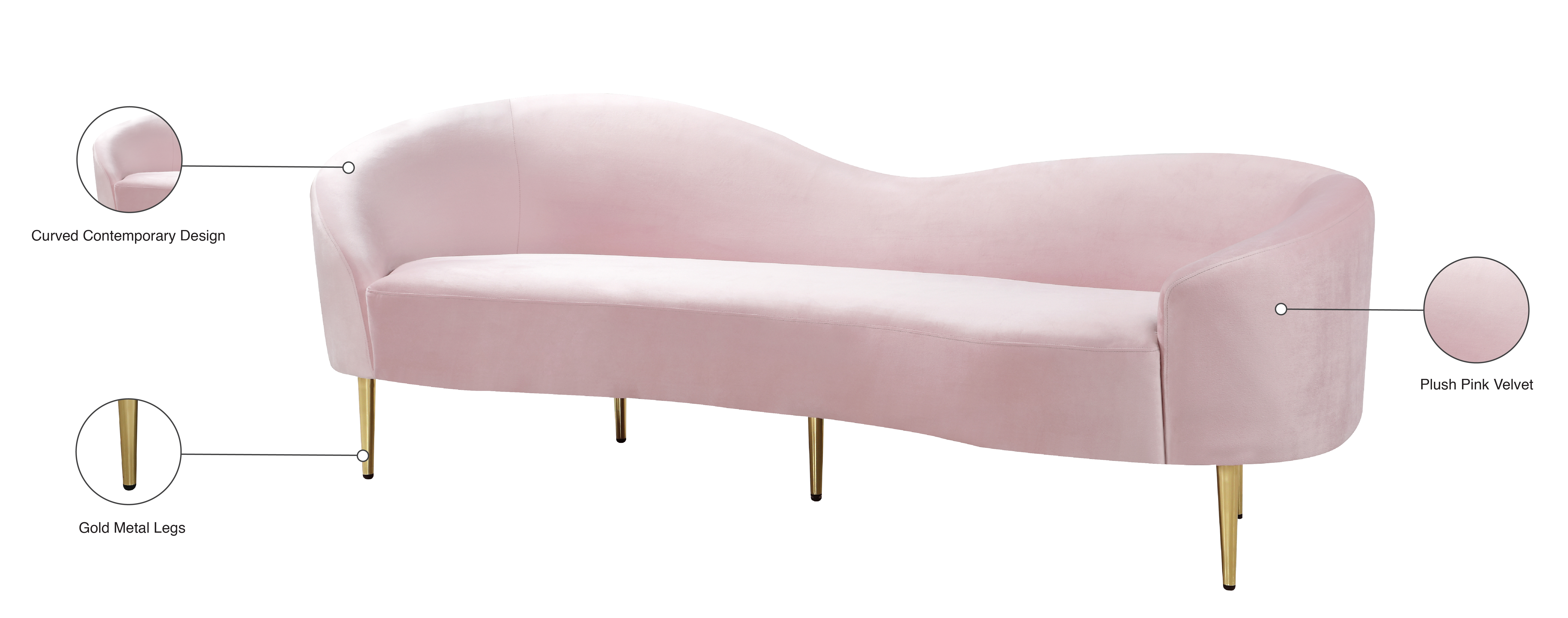 Ritz Velvet Sofa
