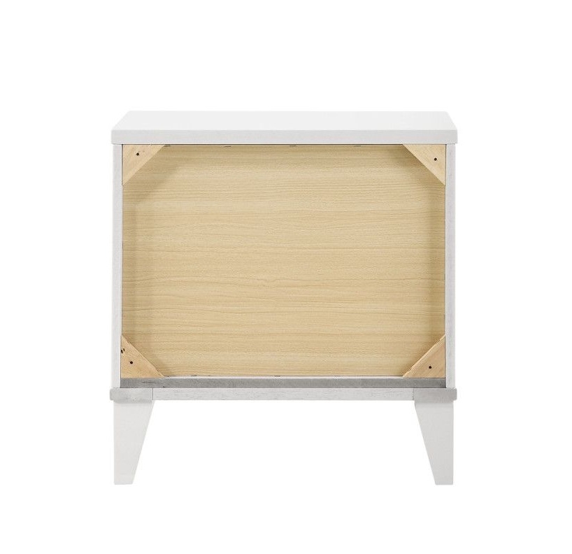 Chelsie Wood Nightstand w/2 Drawers