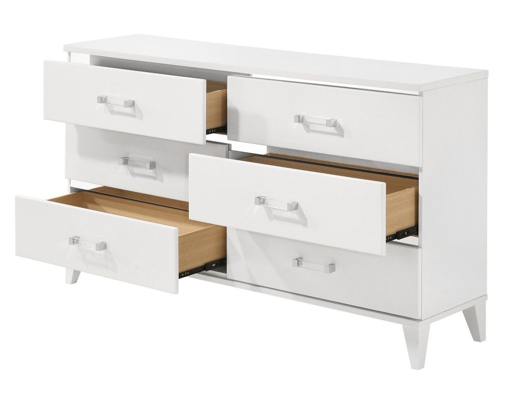 Chelsie Fabric/Wood Panel Bedroom Set