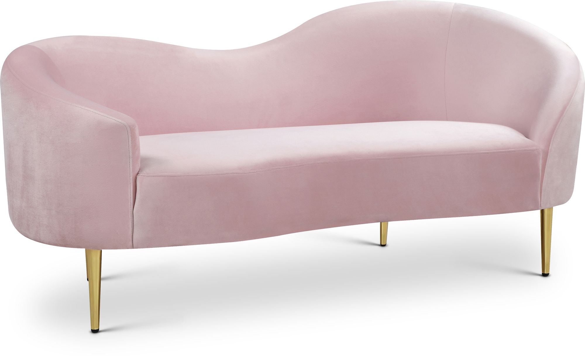 Ritz Velvet Loveseat