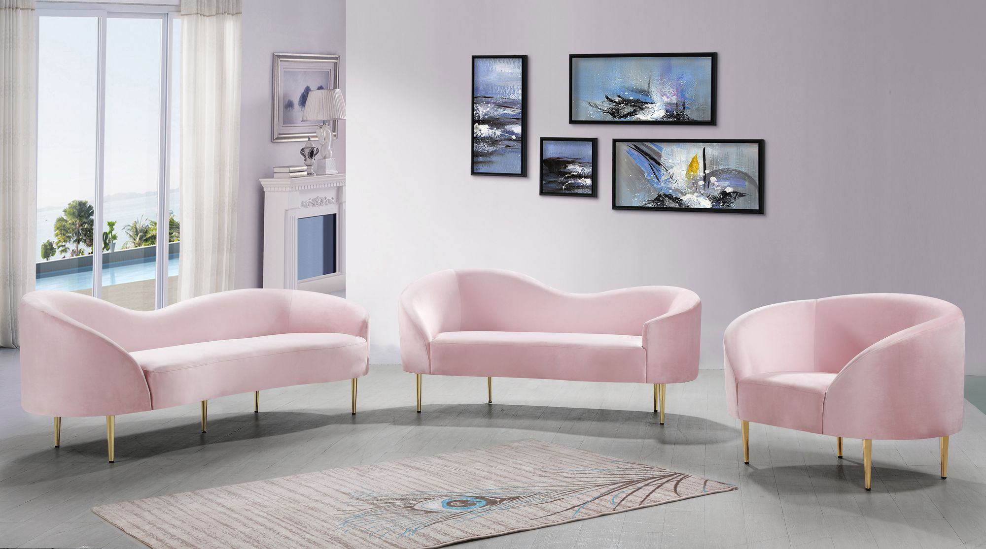 Ritz Velvet Chair