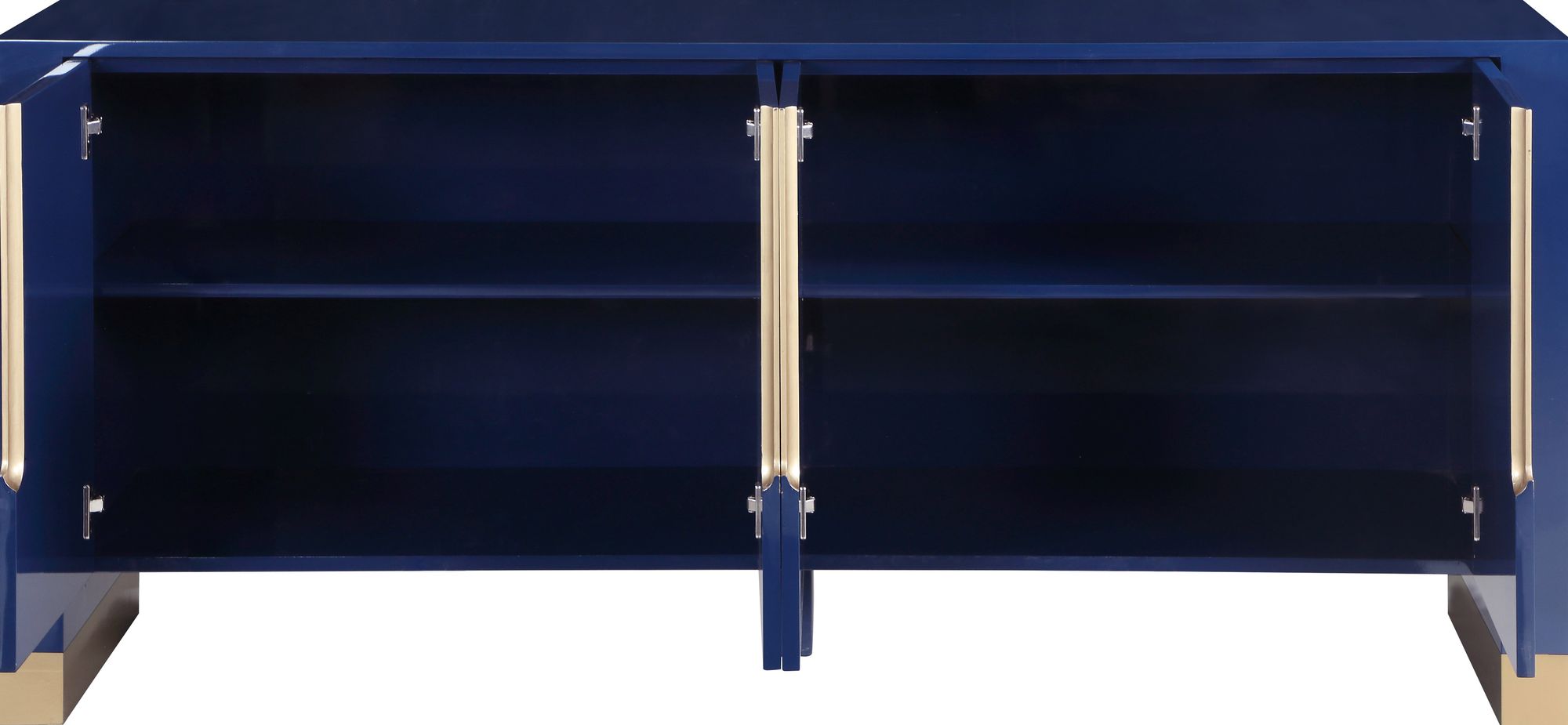 Florence 4-Door Sideboard with Gold Finished Base
