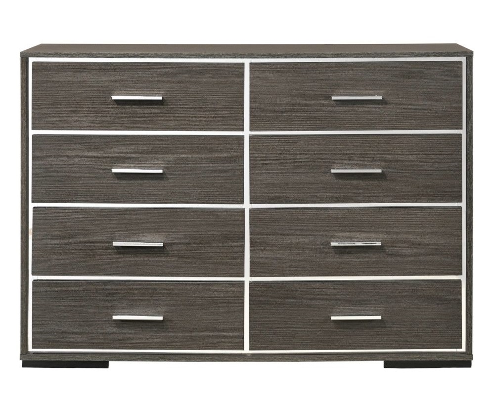 Escher Wood Double Dresser w/8 Drawers