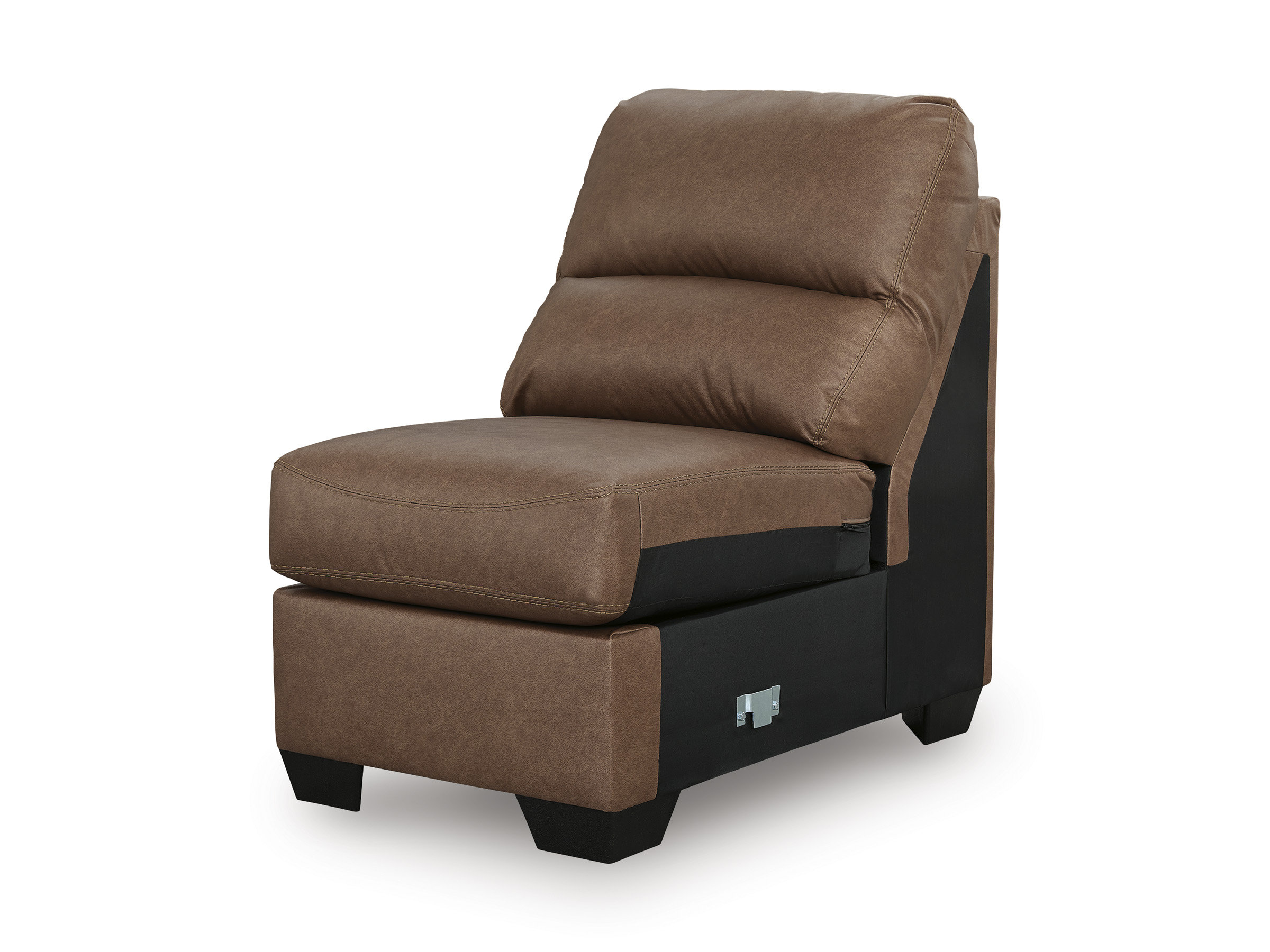 WillowBend L-Shaped Faux Leather 3-Piece Sectional with LAF Loveseat