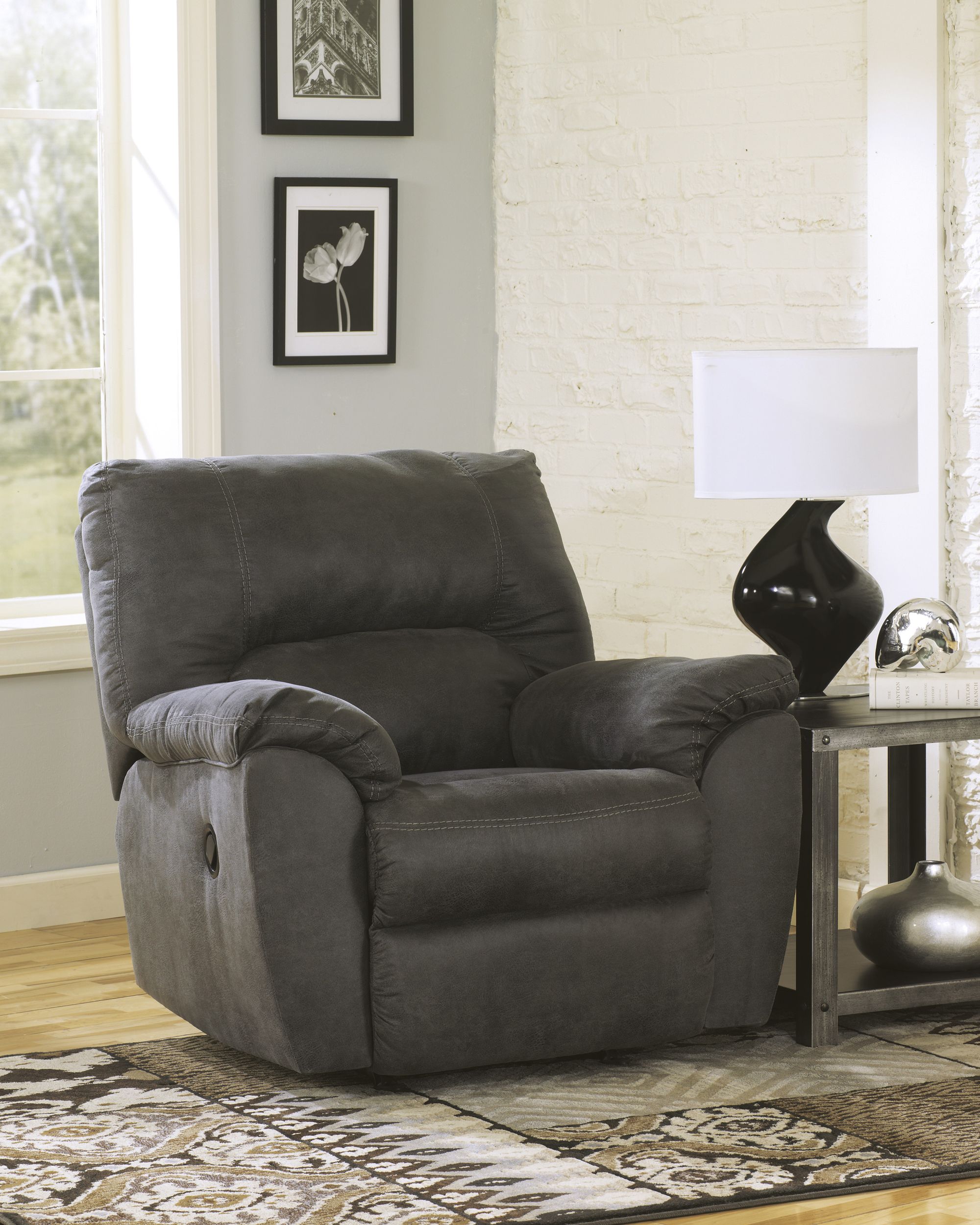 Tambo Faux Leather Rocker Recliner