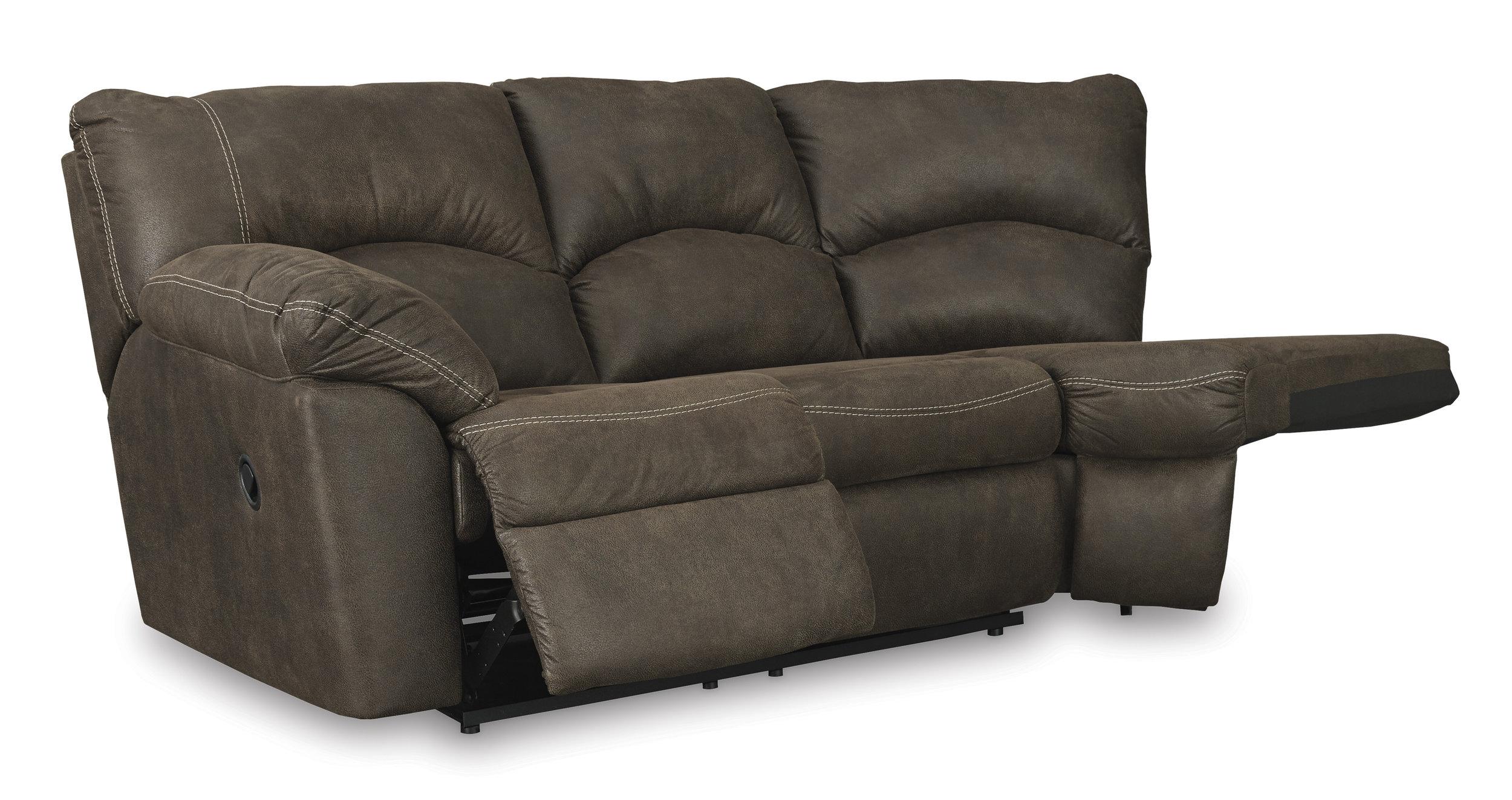 Tambo 2-Piece Reclining Sectional and 2 Recliners