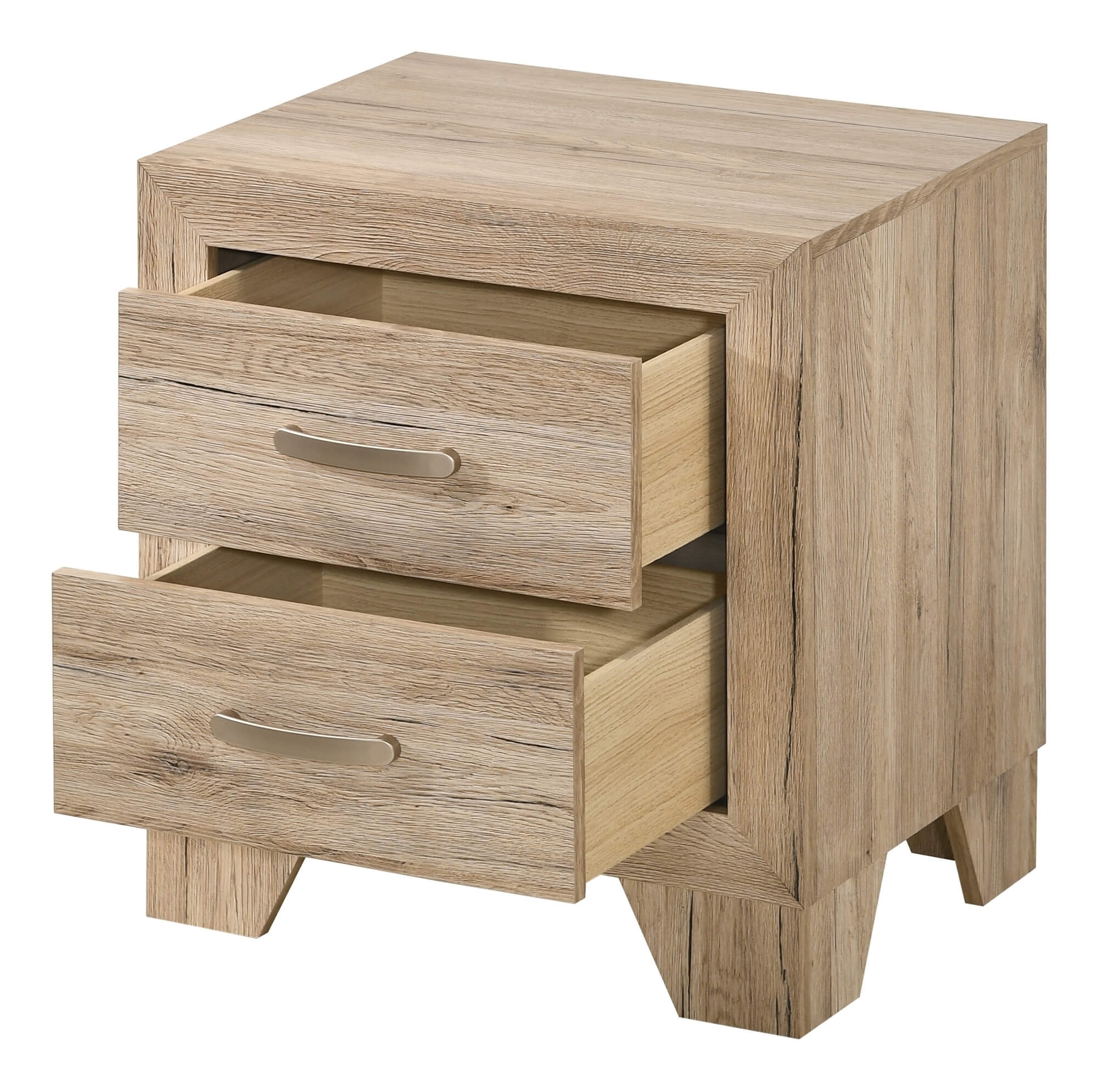Miquell Wood Veneer/Wood Nightstand